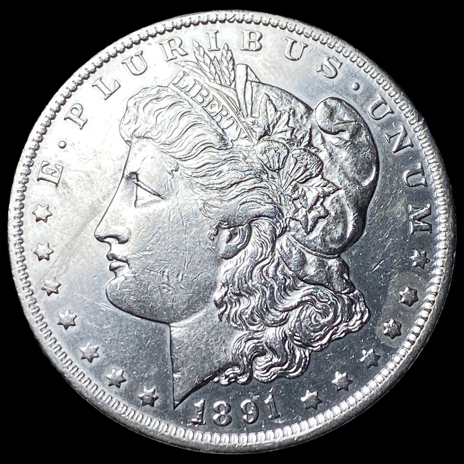 1891-O Silver Morgan Dollar CLOSELY UNCIRCULATED (1 of 2)