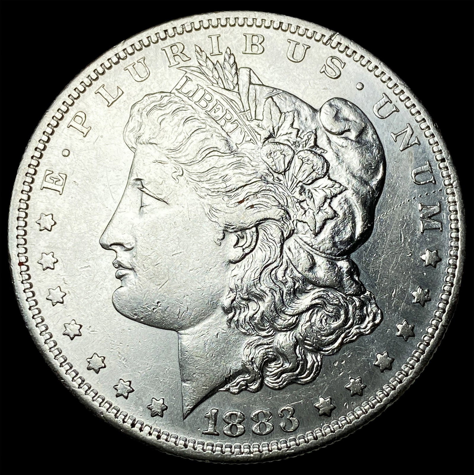 1883-S Silver Morgan Dollar CLOSELY UNCIRCULATED: 1883-S Silver Morgan Dollar CLOSELY UNCIRCULATED