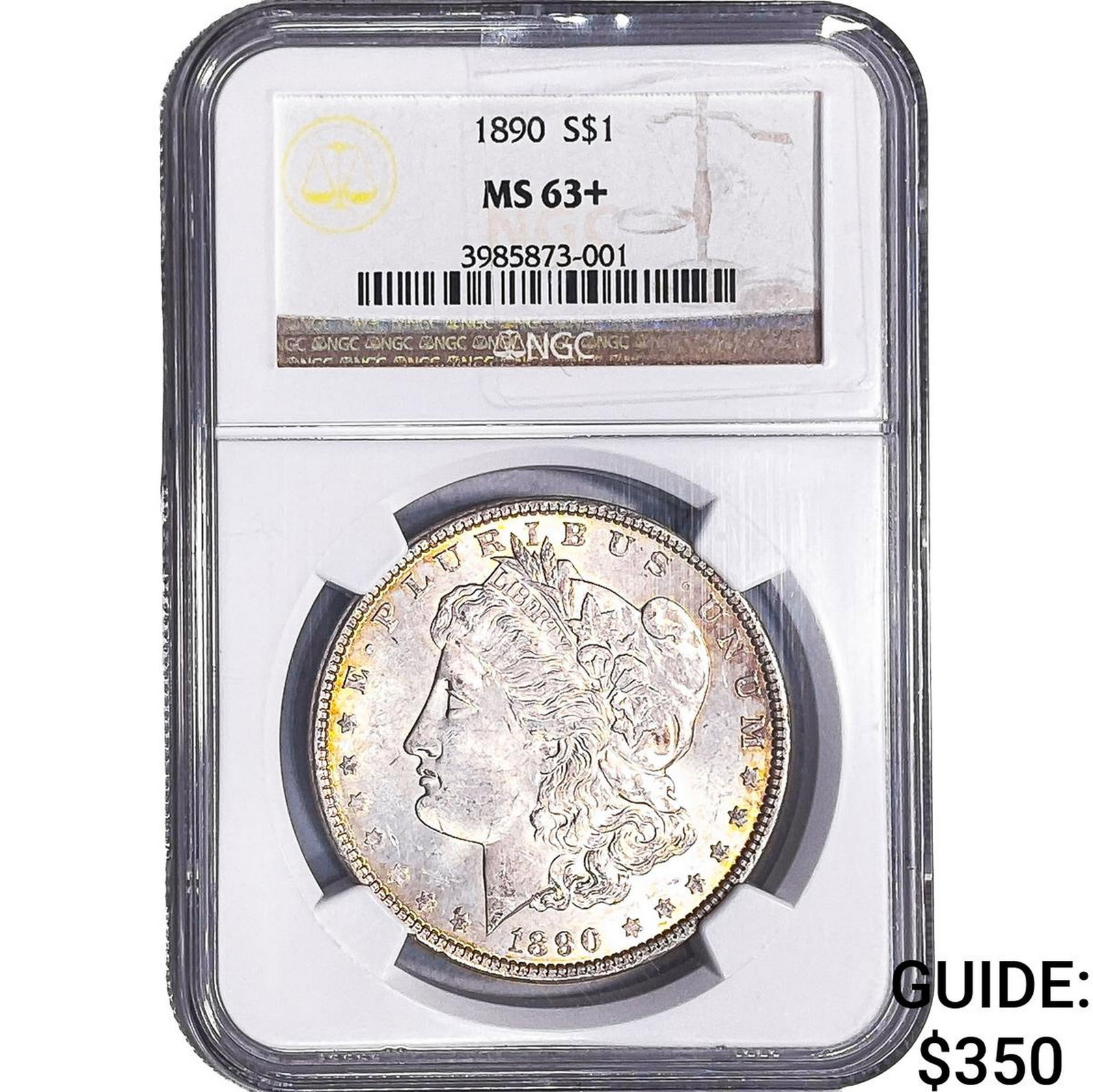 1890 Morgan Silver Dollar NGC MS63+ (1 of 2)