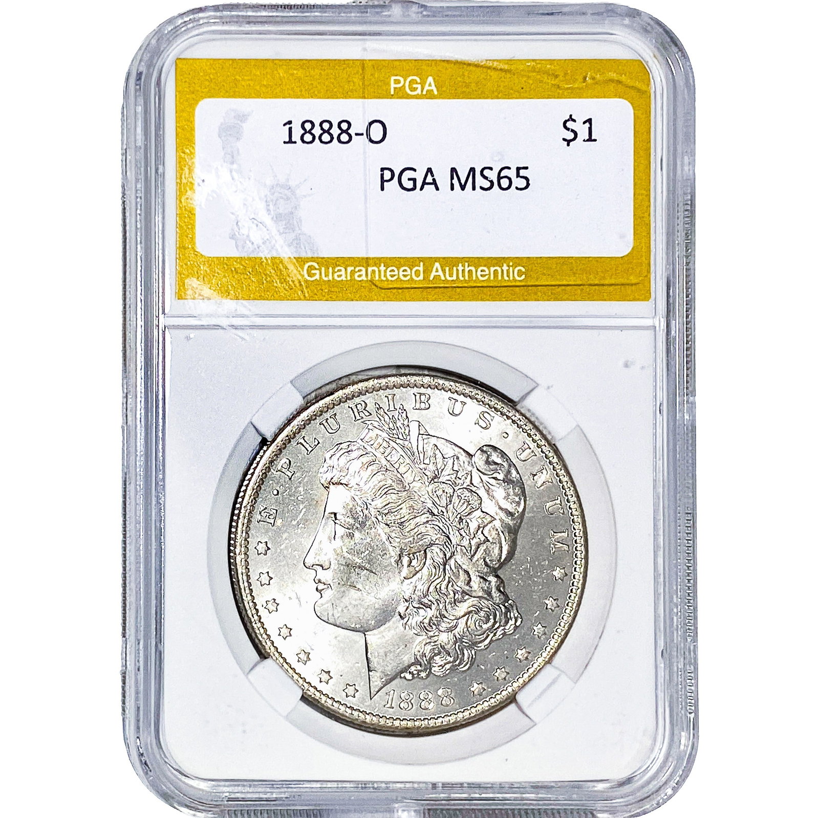 1888-O Morgan Silver Dollar PGA MS65 (1 of 2)