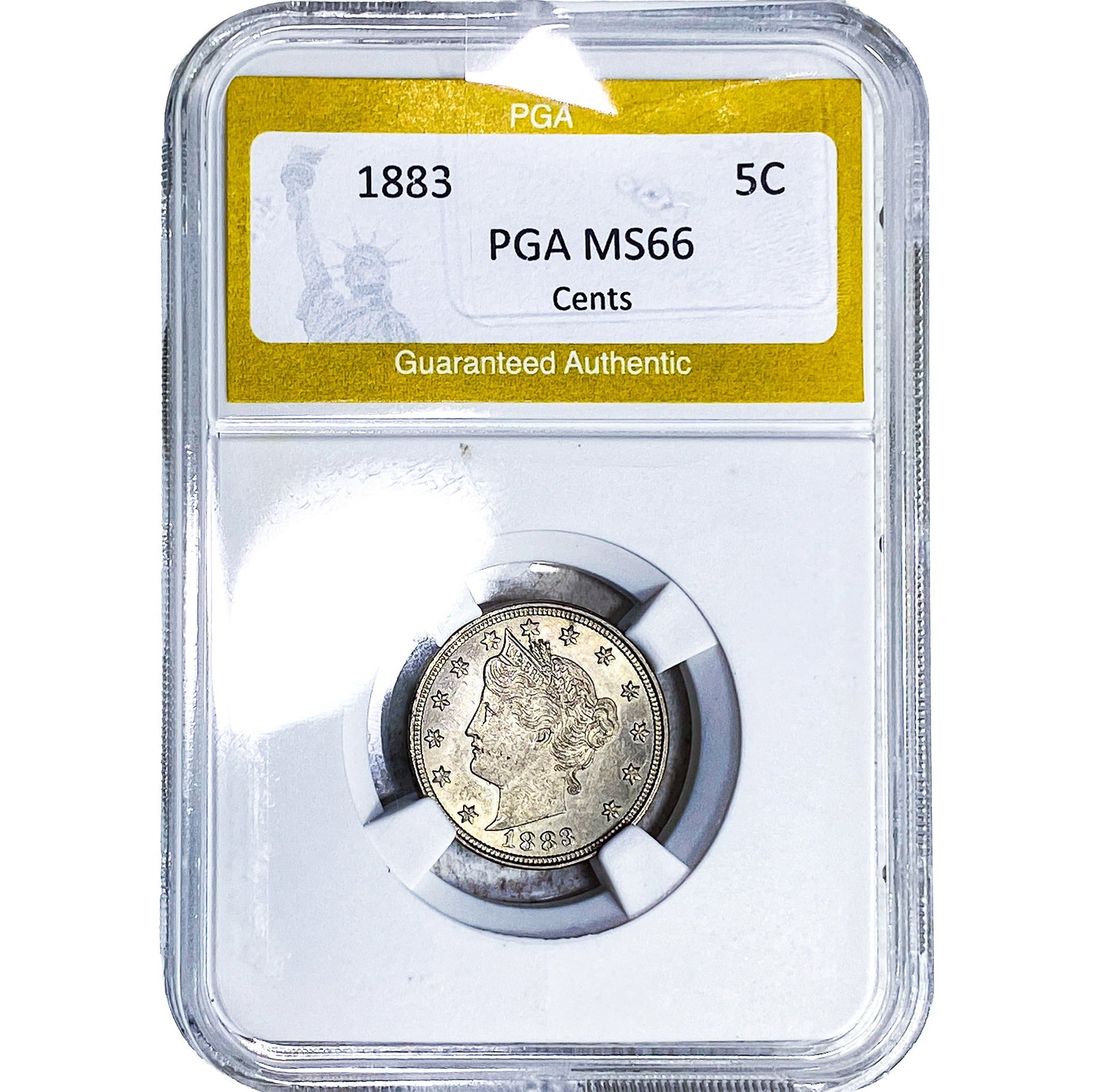 1883 Liberty Victory Nickel PGA MS66 (1 of 2)