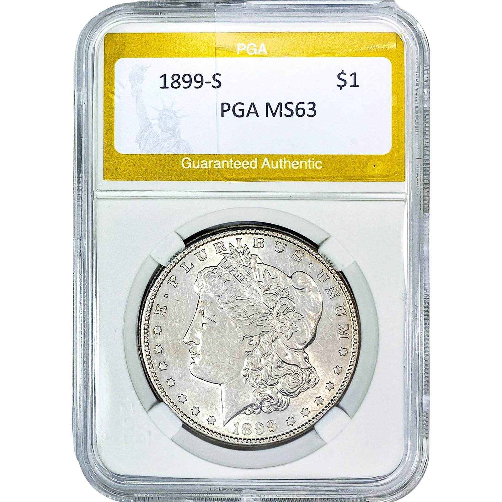 1899-S Morgan Silver Dollar PGA MS63 (1 of 2)
