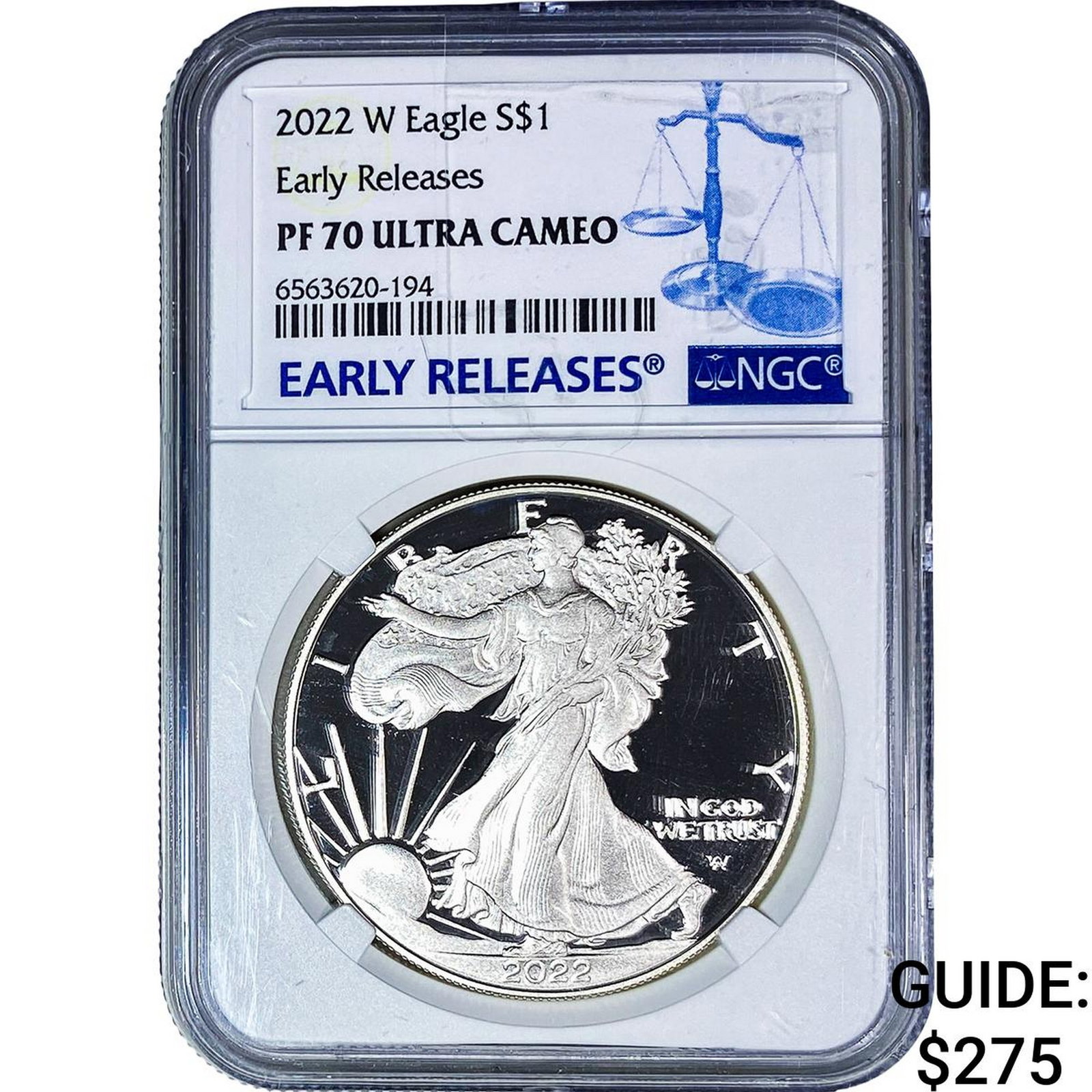 2022-W Silver Eagle NGC PF70 Ultra Cameo (1 of 2)
