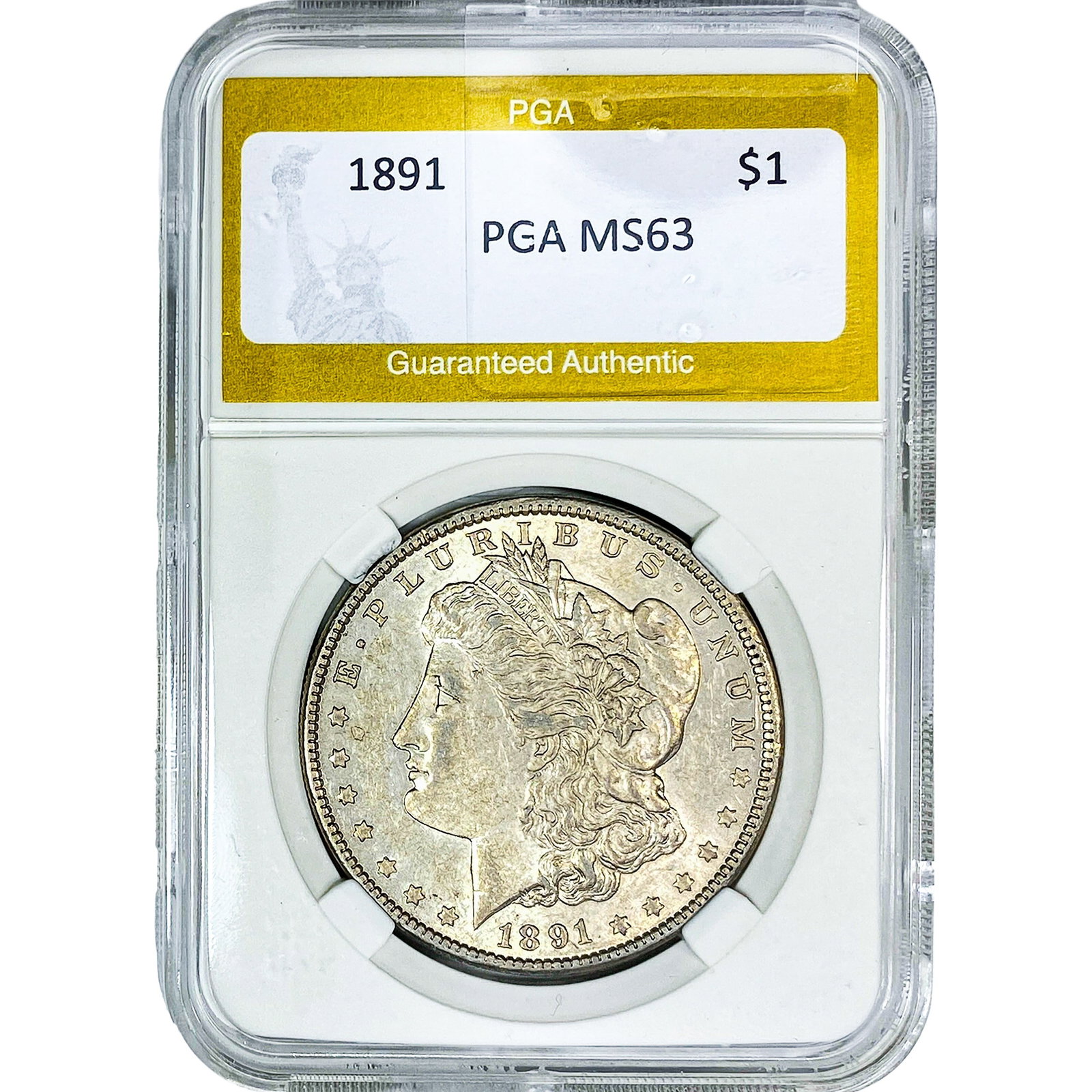 1891 Morgan Silver Dollar PGA MS63 (1 of 2)