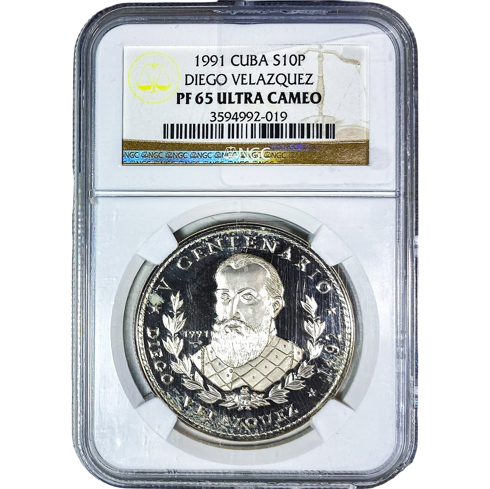1991 Cuba 1oz Silver 10 Pesos NGC PF65 Ultra Cameo: 1991 Cuba 1oz Silver 10 Pesos NGC PF65 Ultra Cameo