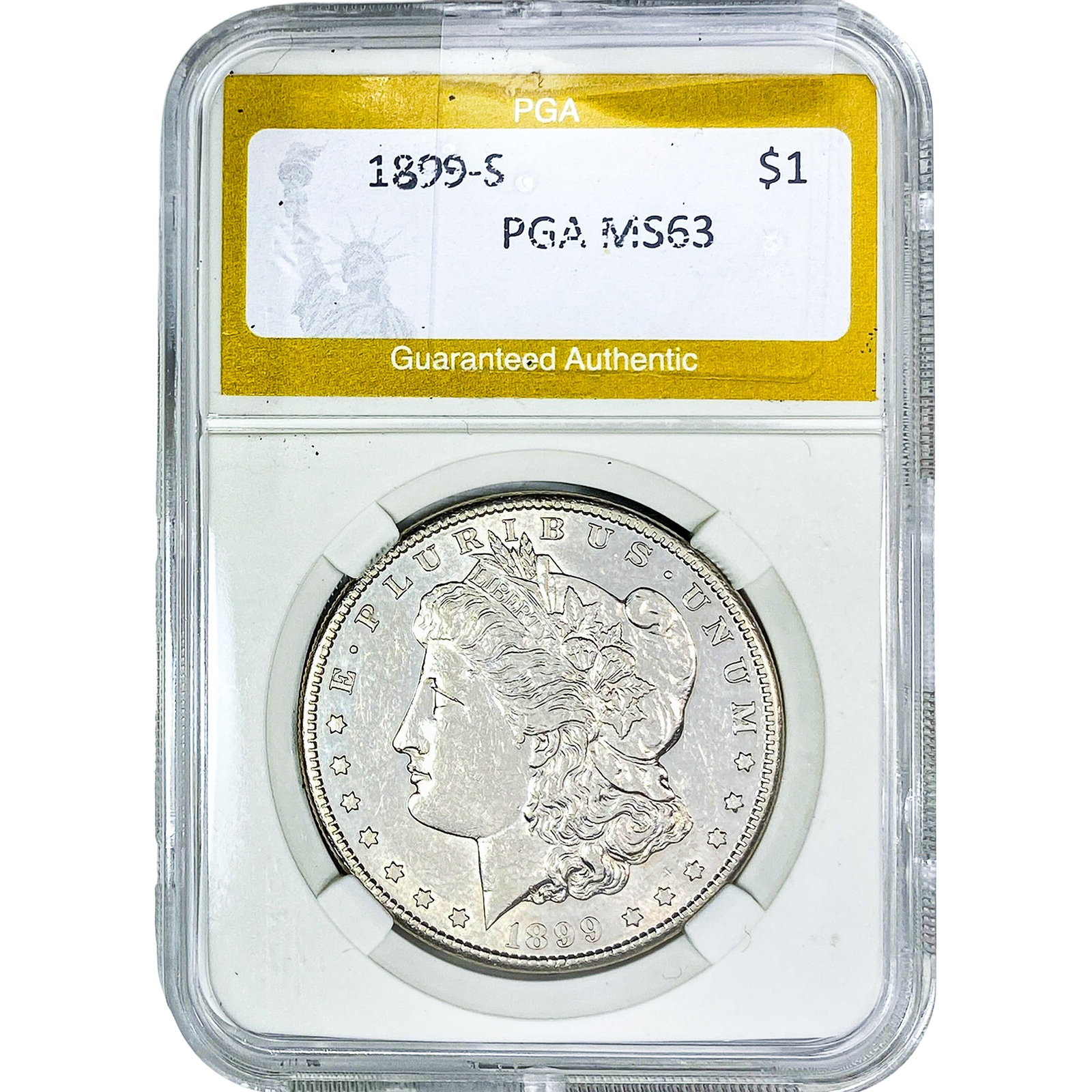 1899-S Morgan Silver Dollar PGA MS63 (1 of 2)