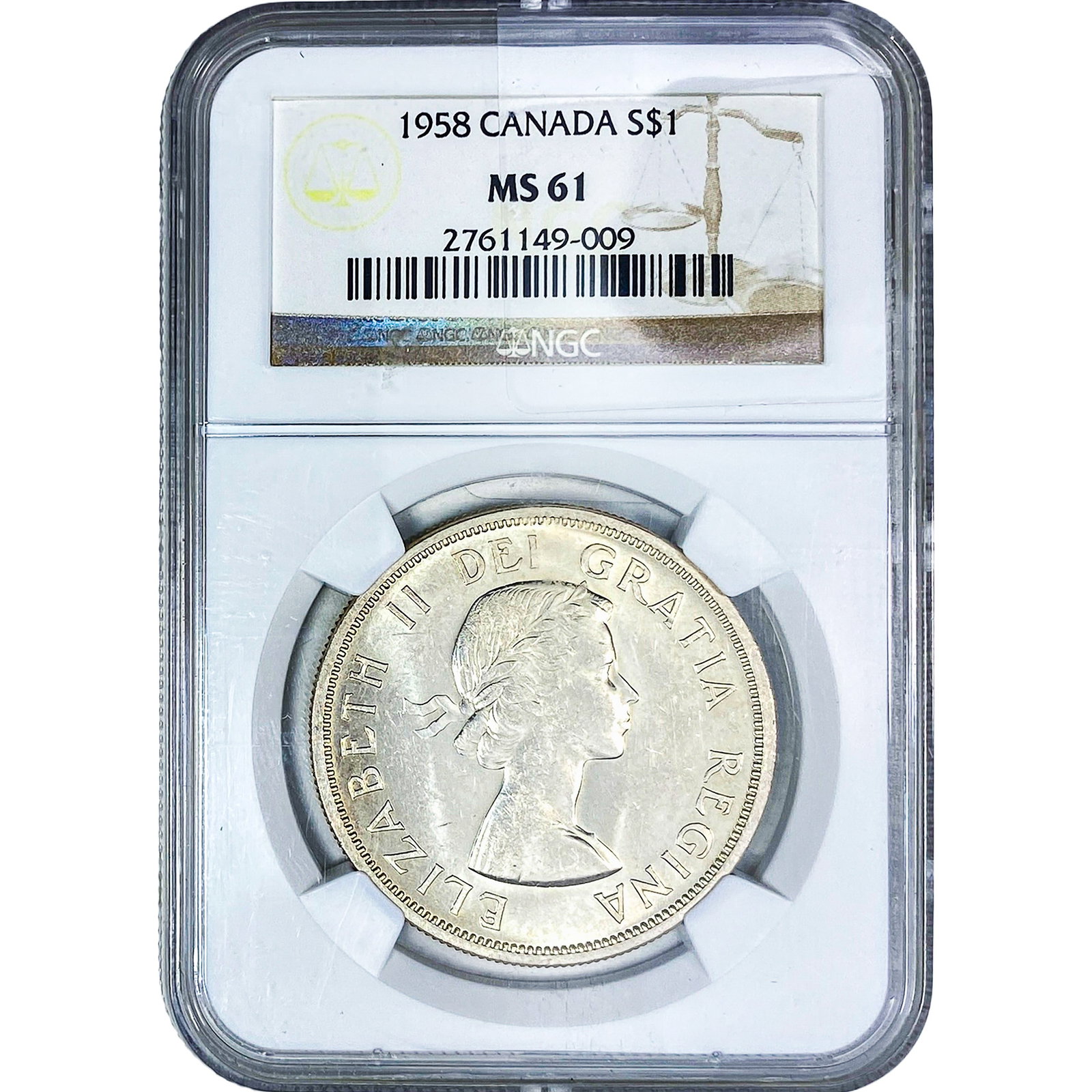 1958 NGC MS61: 1958 NGC MS61