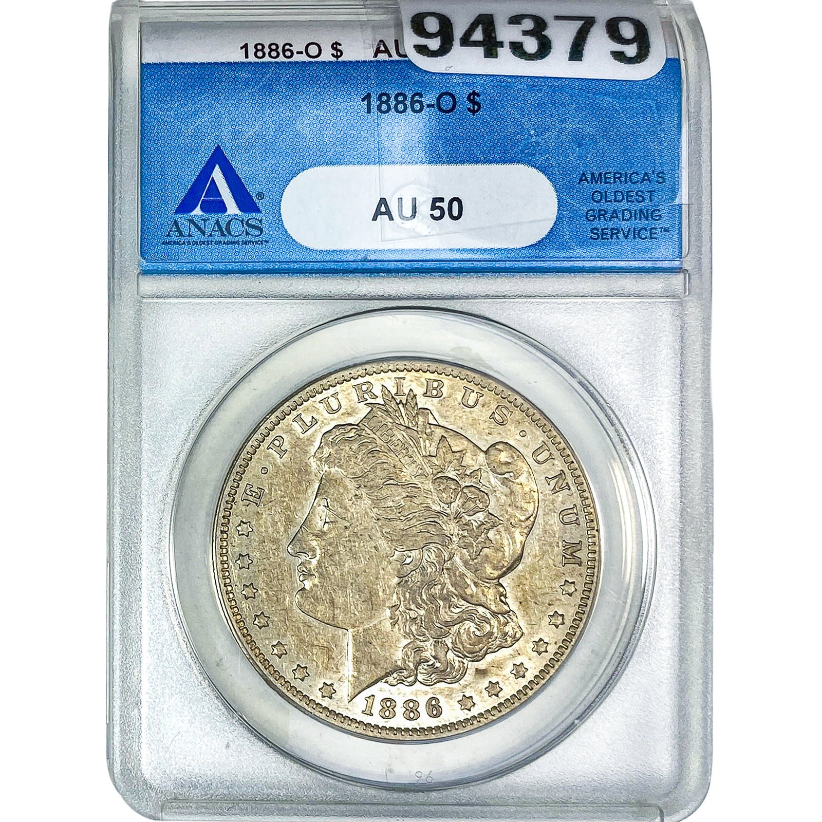 1886-O Morgan Silver Dollar ANACS AU50 (1 of 2)