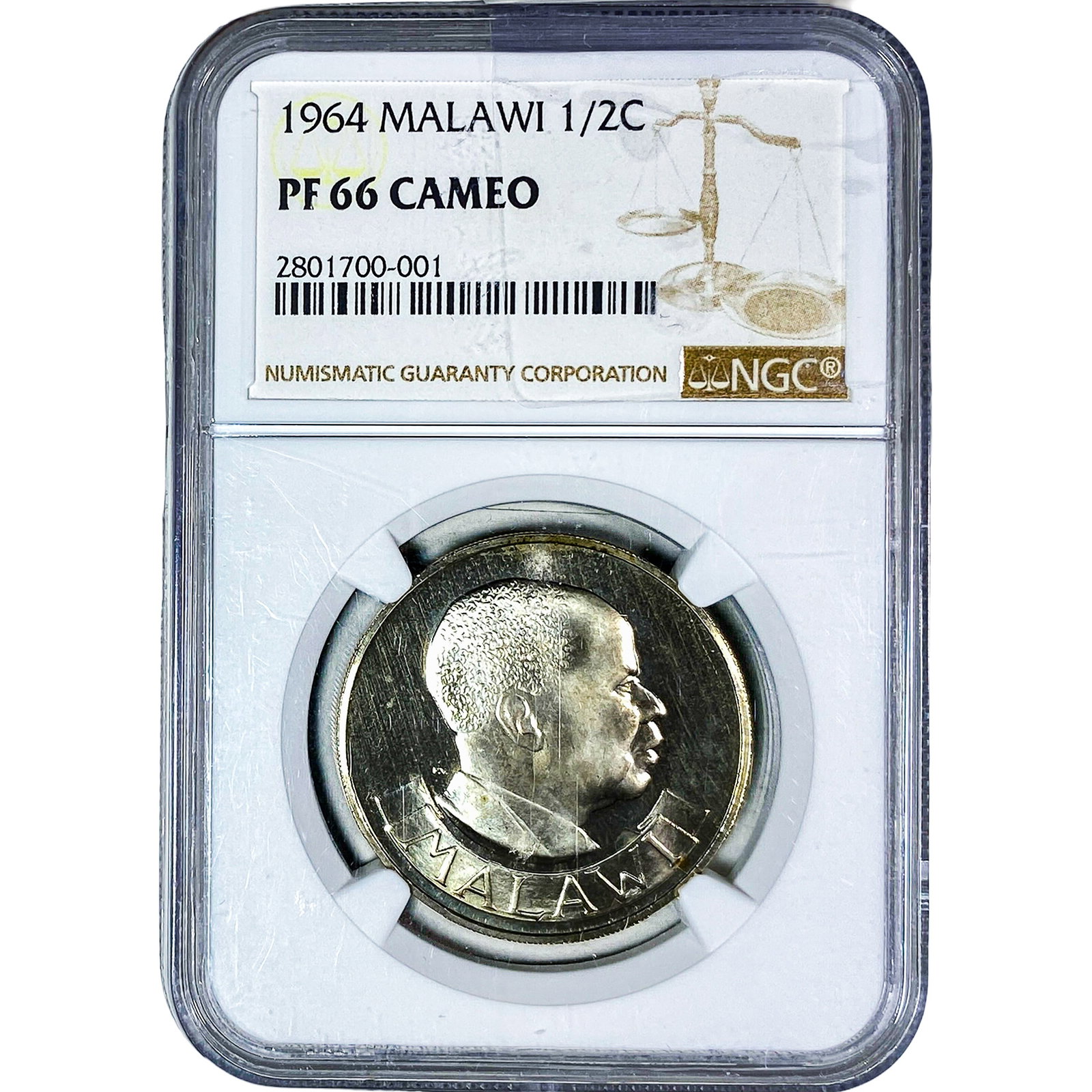 1964 Malawai 1/2 Crown NGC PF66 Cameo (1 of 2)