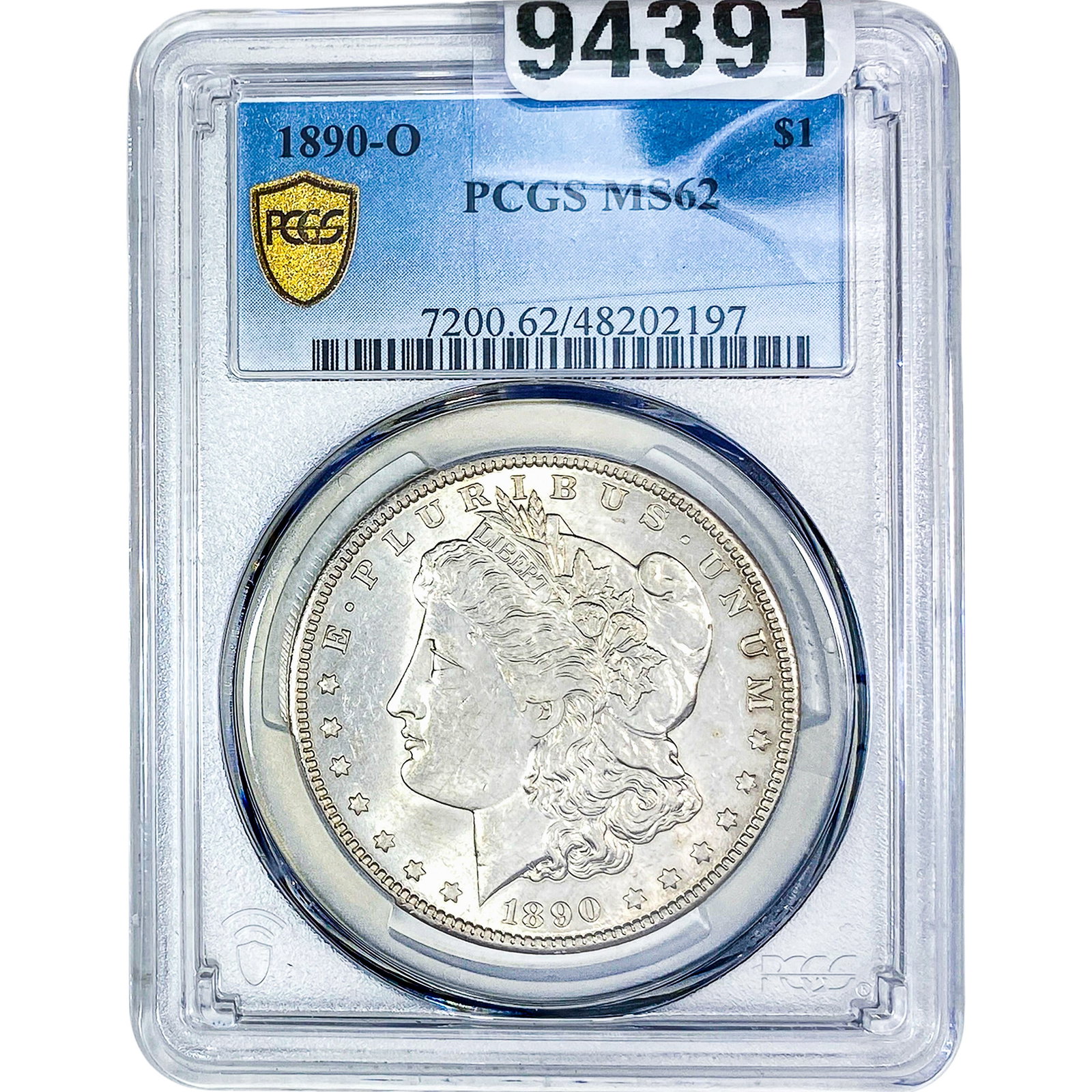 1890-O Morgan Silver Dollar PCGS MS62 (1 of 2)