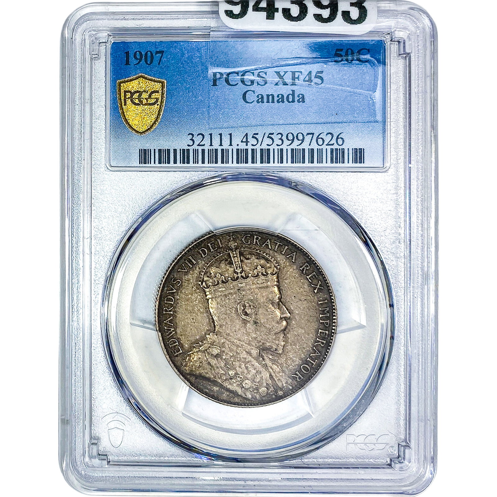 1907 Canada Silver 50 Cents PCGS CF45 (1 of 2)