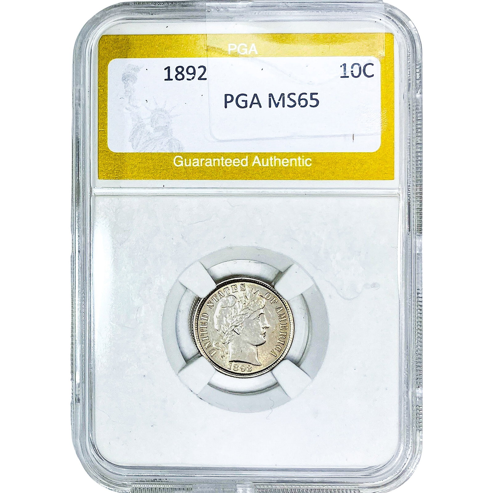 1892 Barber Dime PGA MS65 (1 of 2)