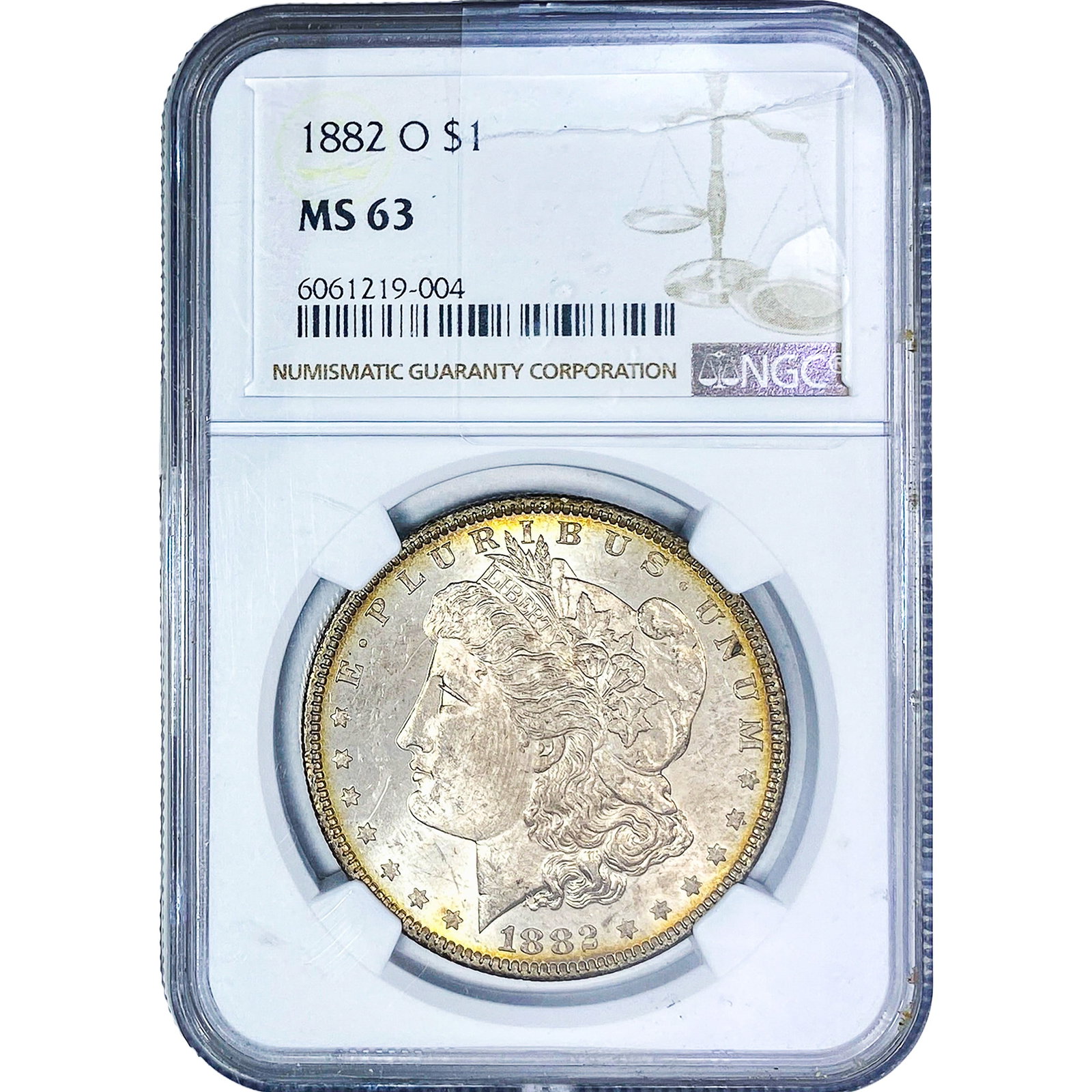 1882-O Morgan Silver Dollar NGC MS63 (1 of 2)