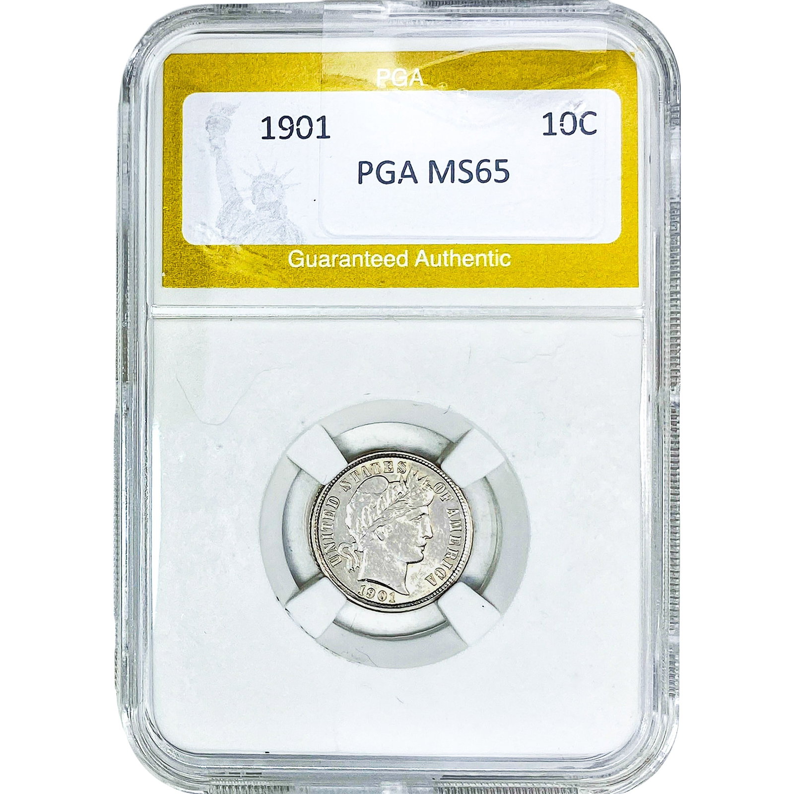 1901 Barber Dime PGA MS65 (1 of 2)