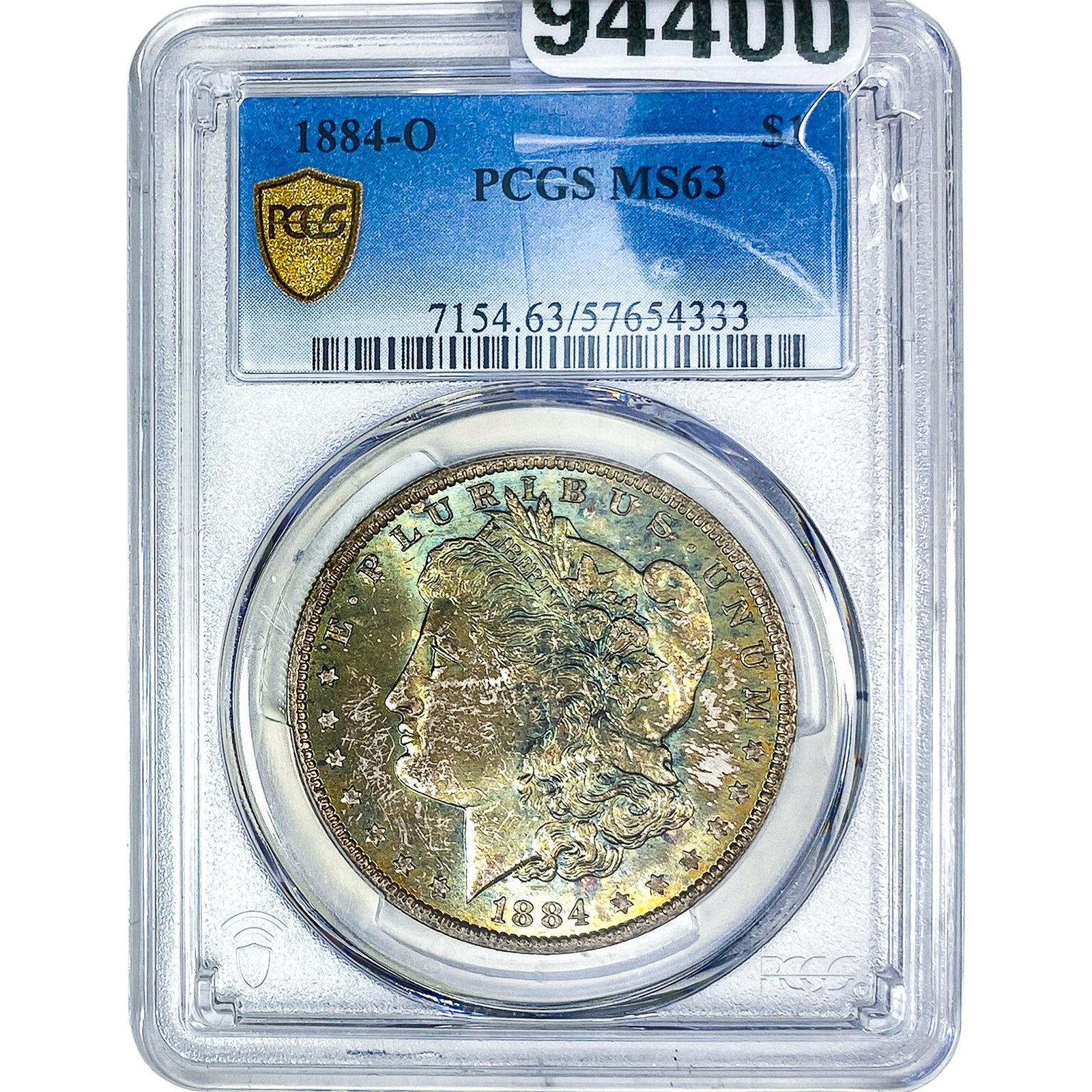 1884-O Morgan Silver Dollar PCGS MS63: 1884-O Morgan Silver Dollar PCGS MS63