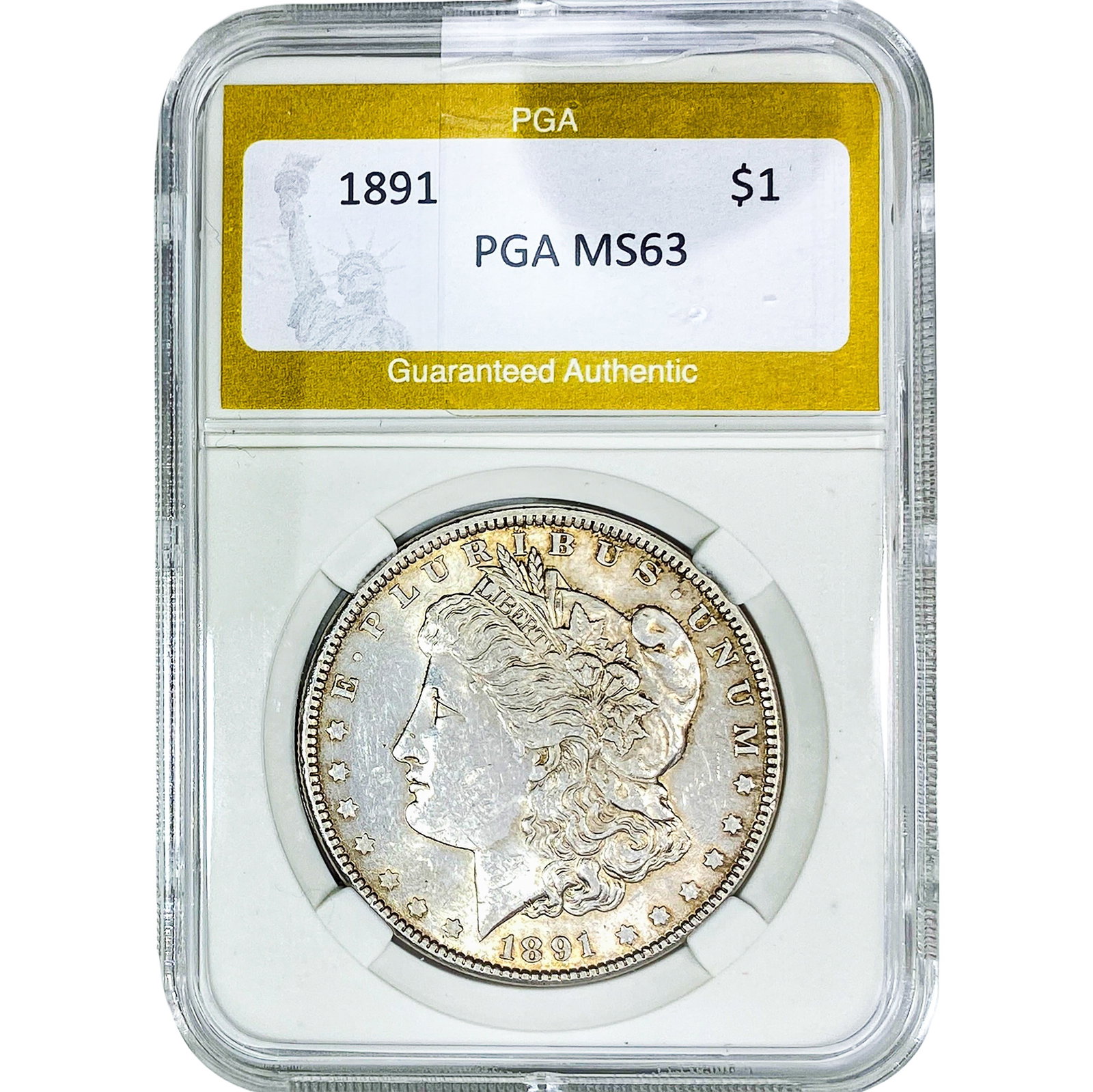 1891 Morgan Silver Dollar PGA MS63 (1 of 2)