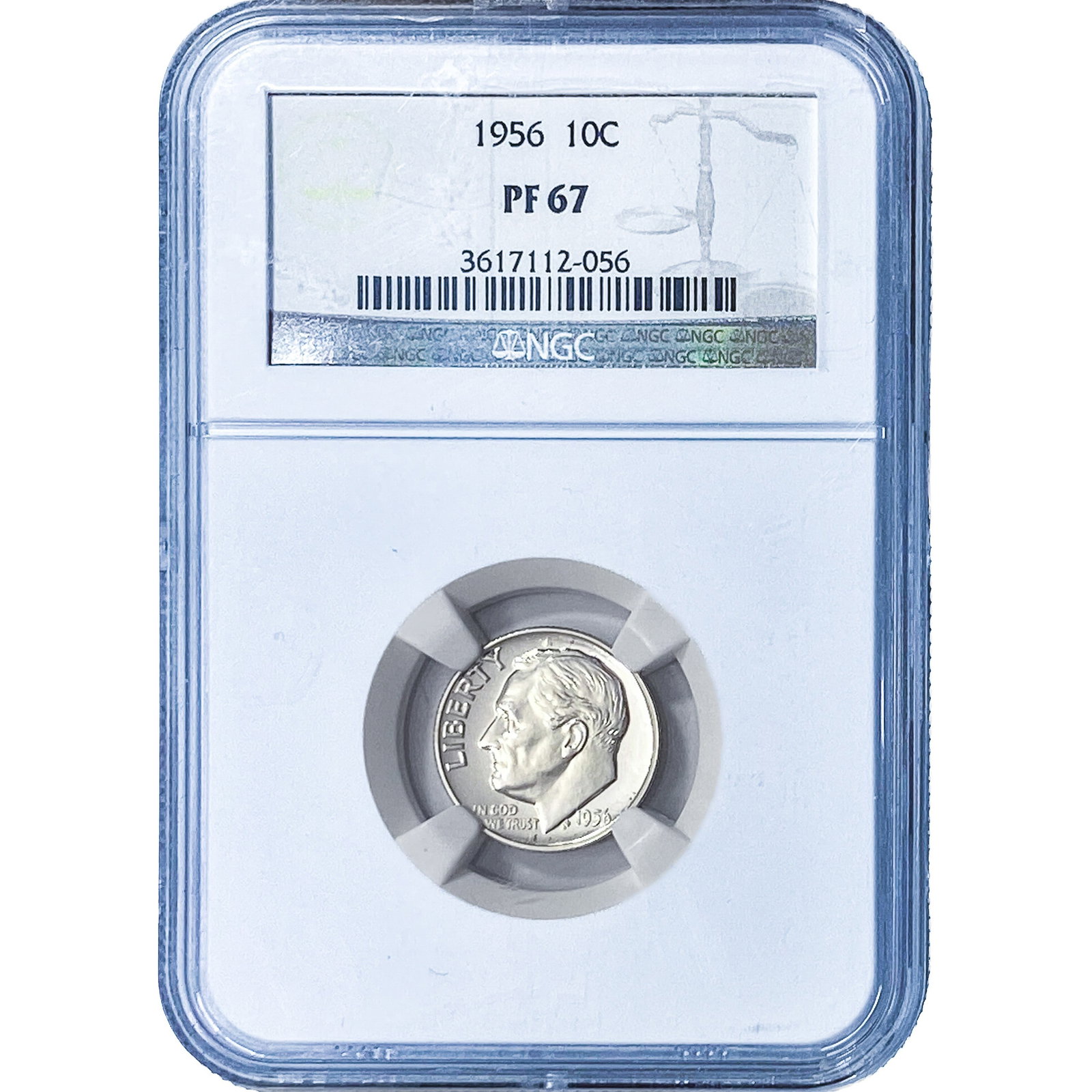 1956 Roosevelt Dime NGC PF67 (1 of 2)