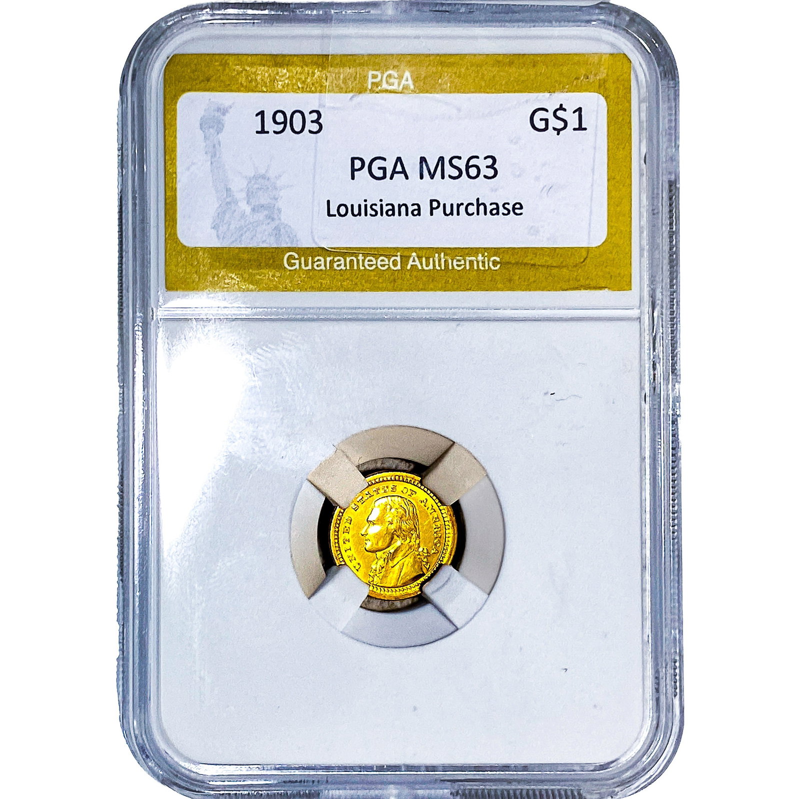 1903 Rare Gold Dollar PGA MS63: 1903 Rare Gold Dollar PGA MS63