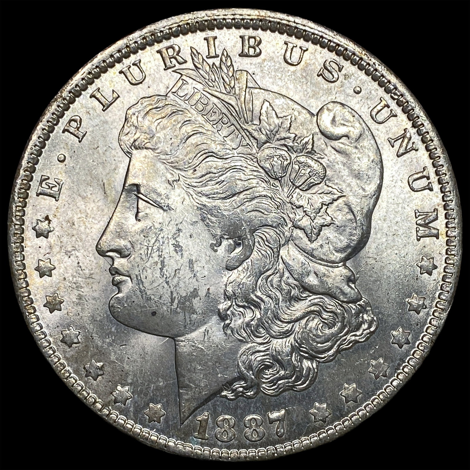 1887-O Silver Morgan Dollar CHOICE BU (1 of 2)