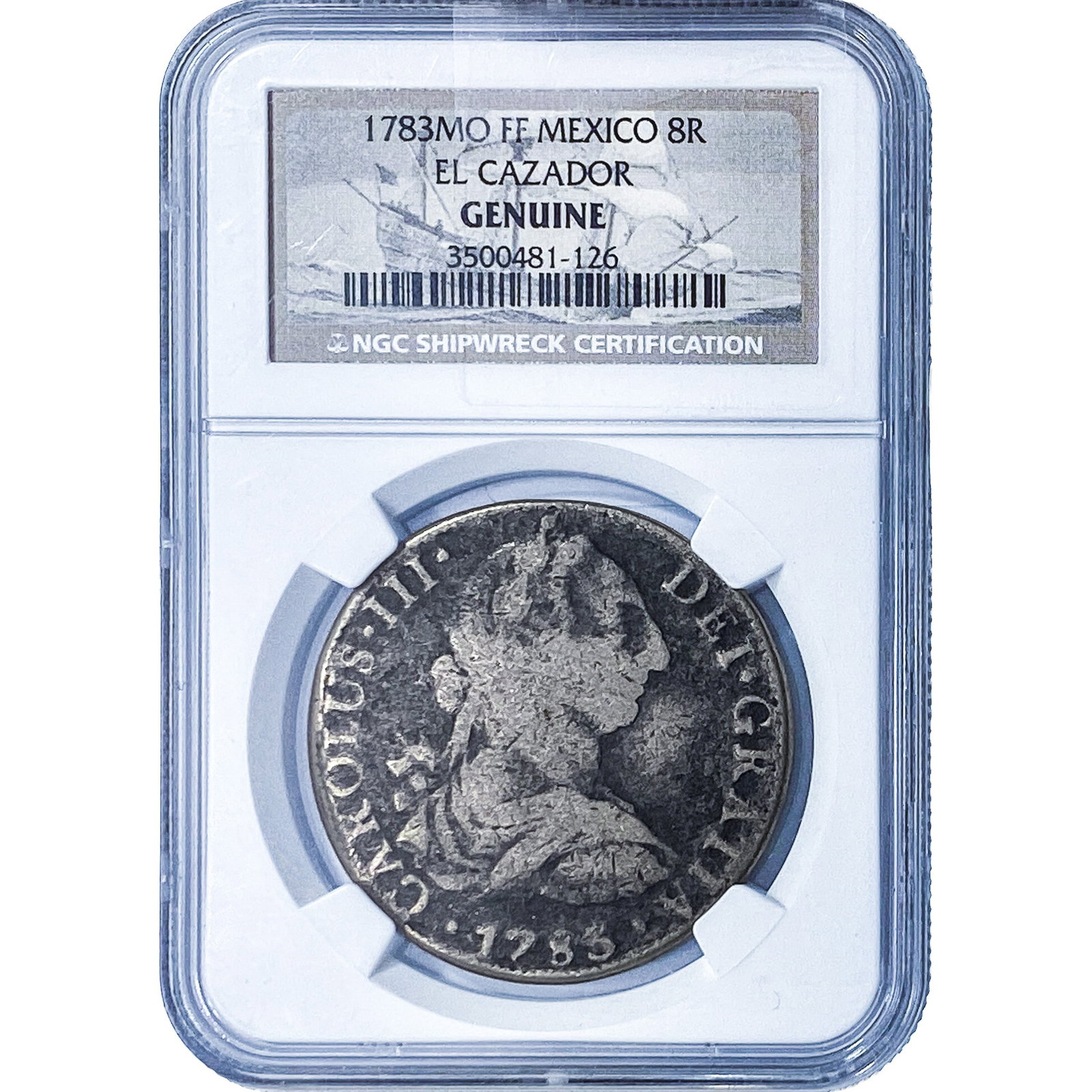 1783MO FF Mexico Silver 8 Reales NGC Genuine (1 of 2)