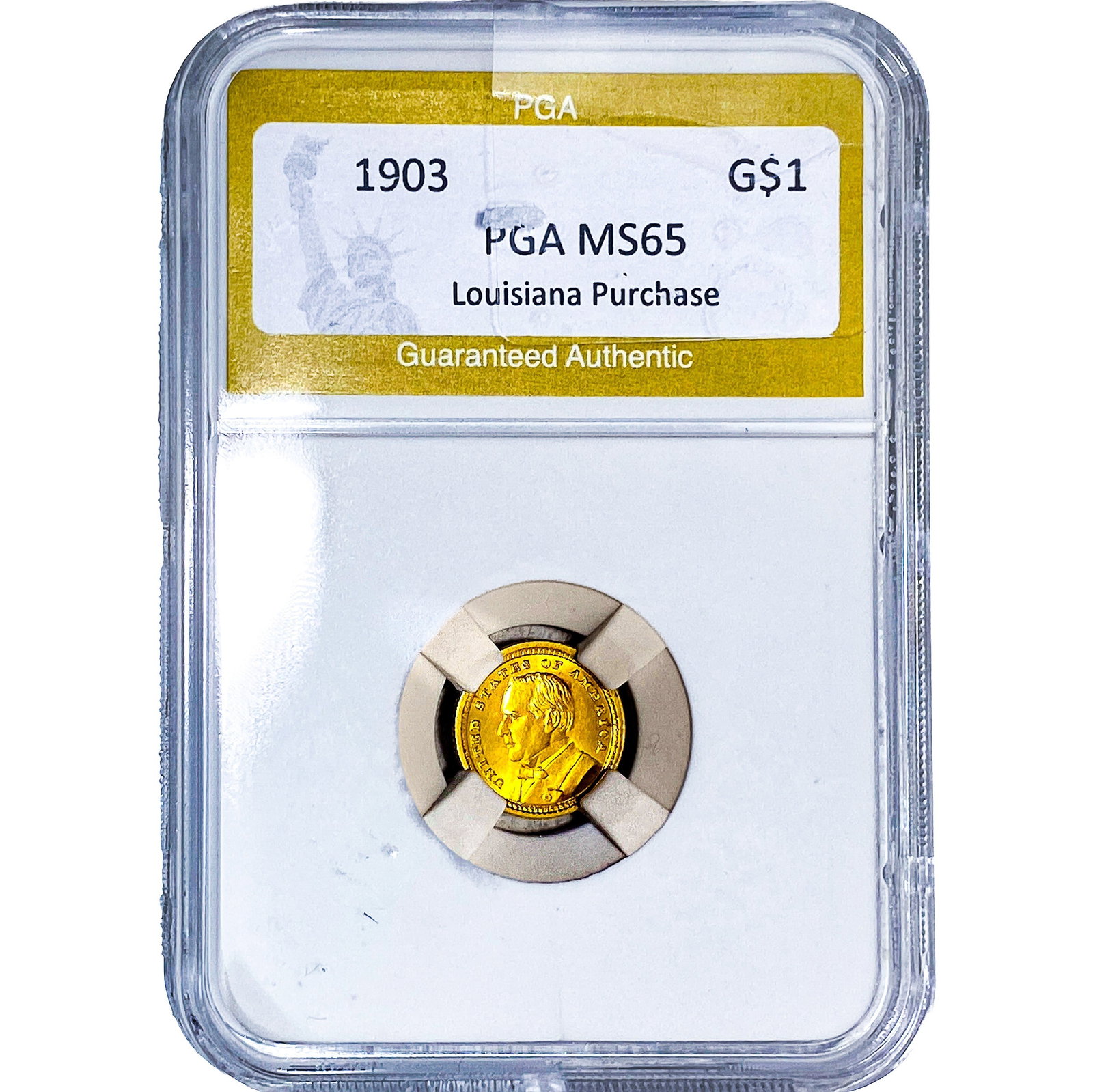 1903 Rare Gold Dollar PGA MS65: 1903 Rare Gold Dollar PGA MS65