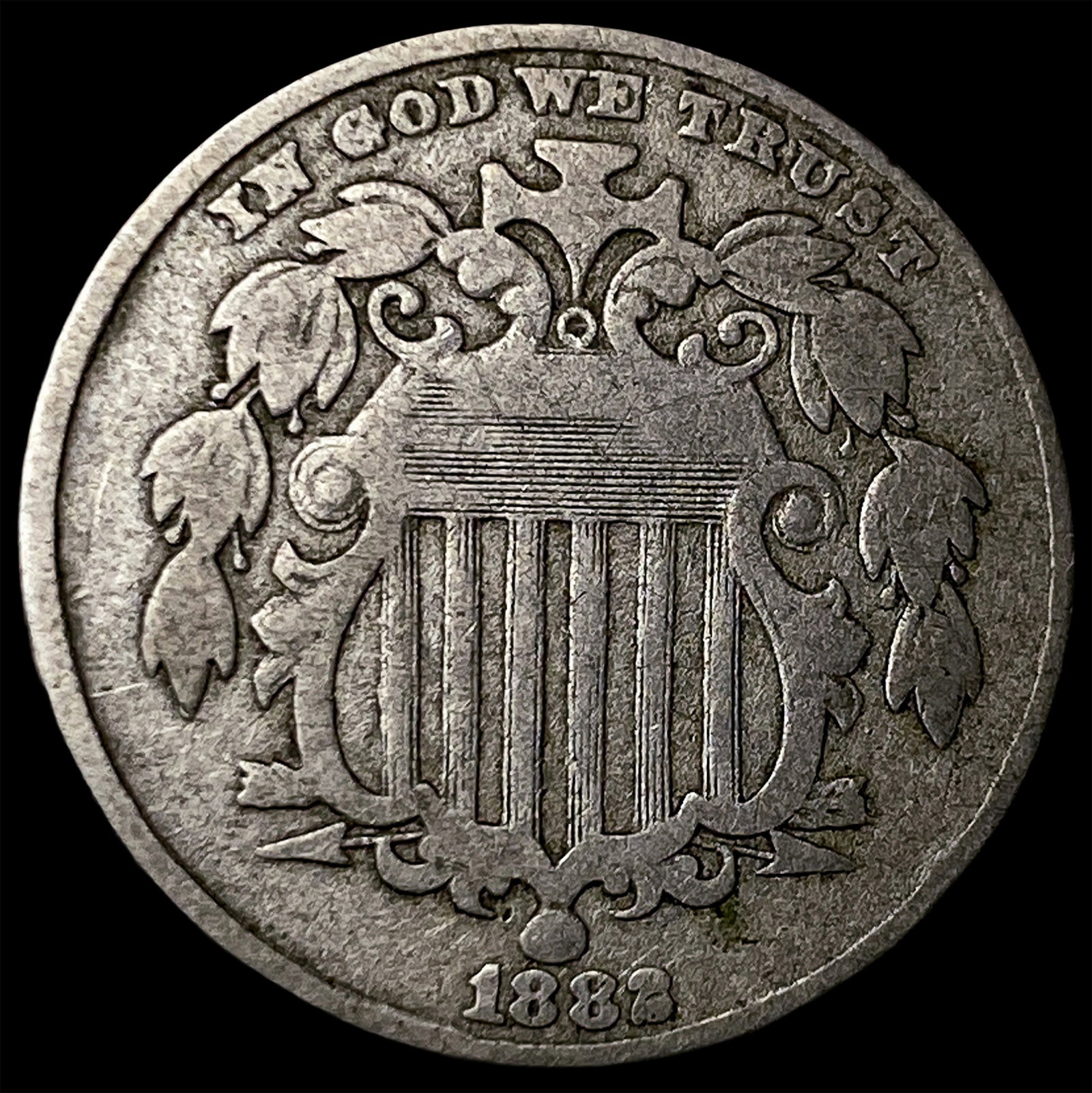 1882 Shield Nickel LIGHTLY CIRCULATED (1 of 2)