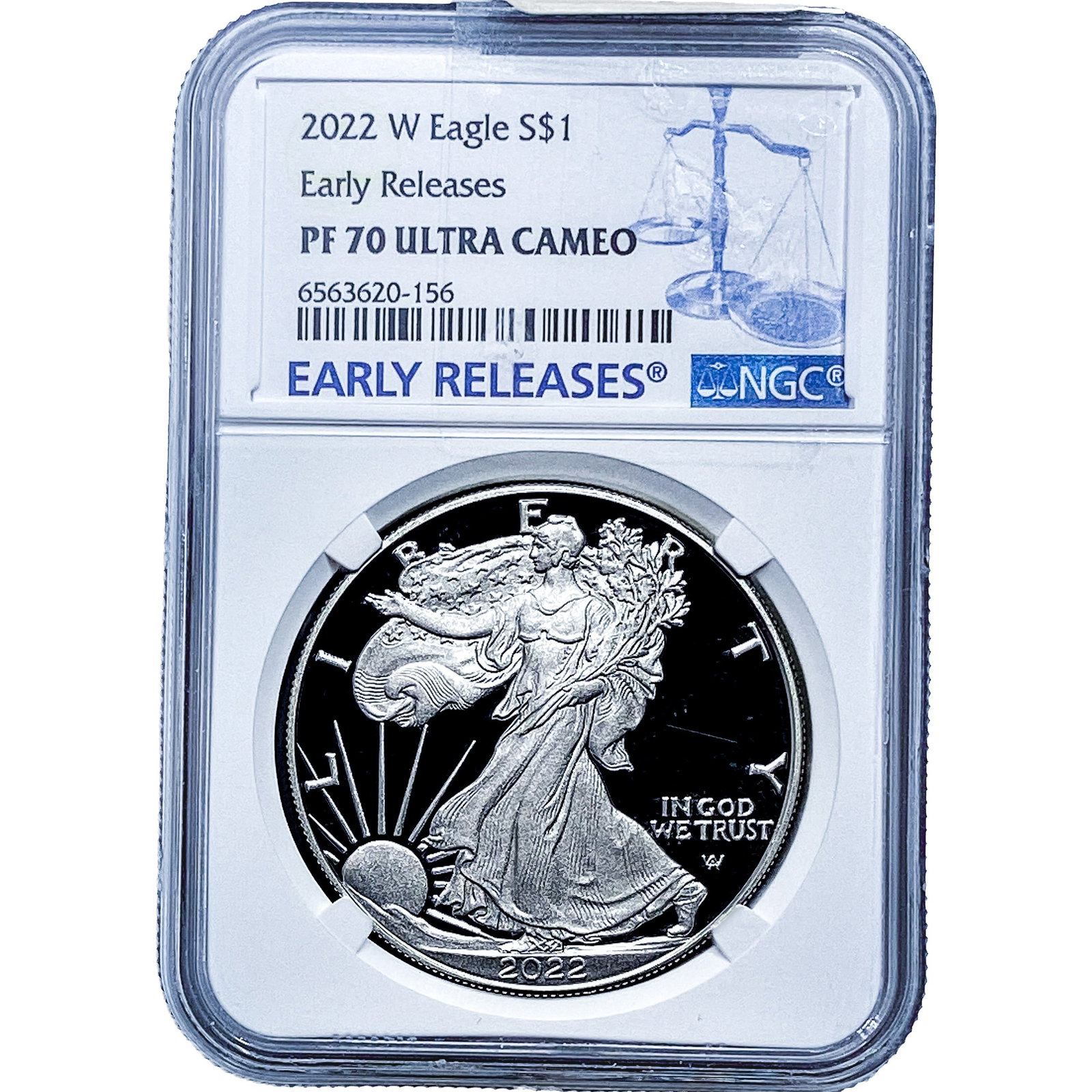 2022-W Silver Eagle NGC PF70 Ultra Cameo: 2022-W Silver Eagle NGC PF70 Ultra Cameo