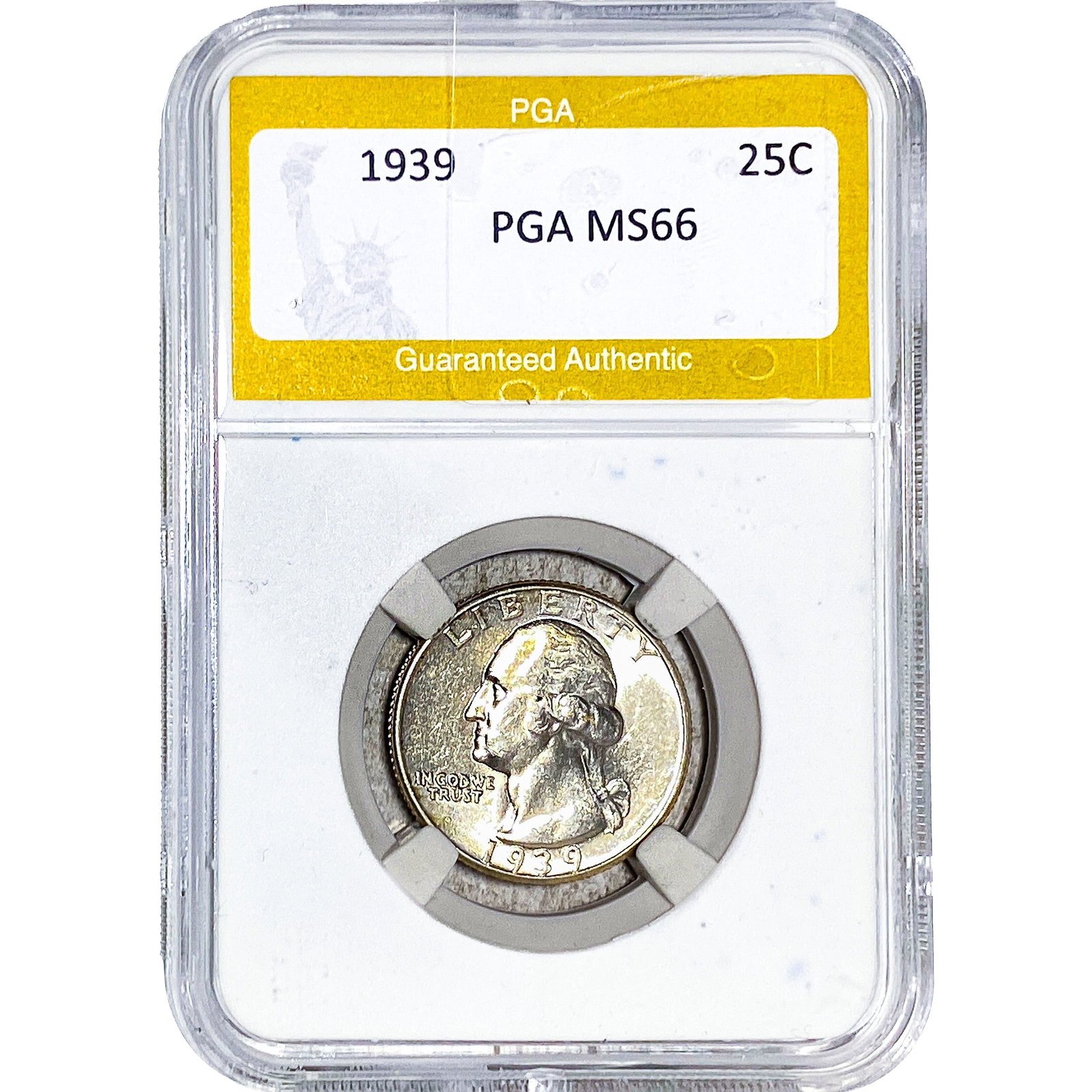 1939 Washington Silver Quarter PGA MS66 (1 of 2)