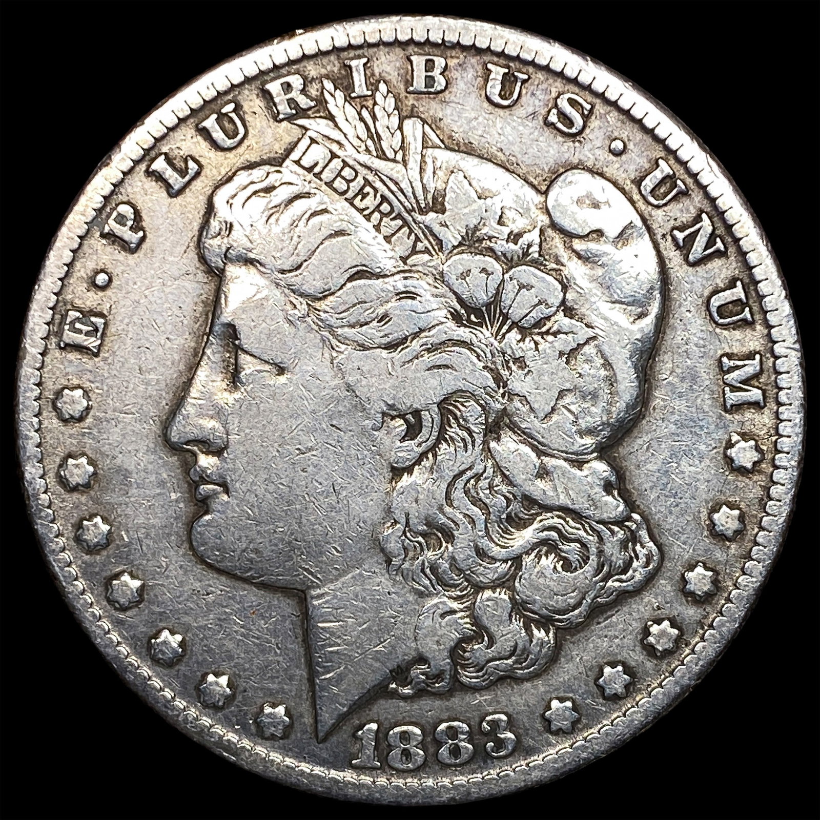 1883-CC Silver Morgan Dollar LIGHTLY CIRCULATED (1 of 2)