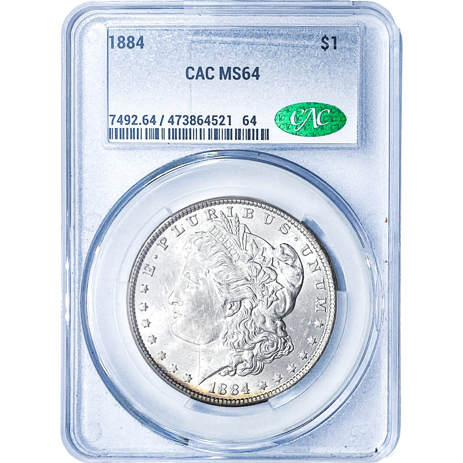 1884 Morgan Silver Dollar CAC MS64 (1 of 2)