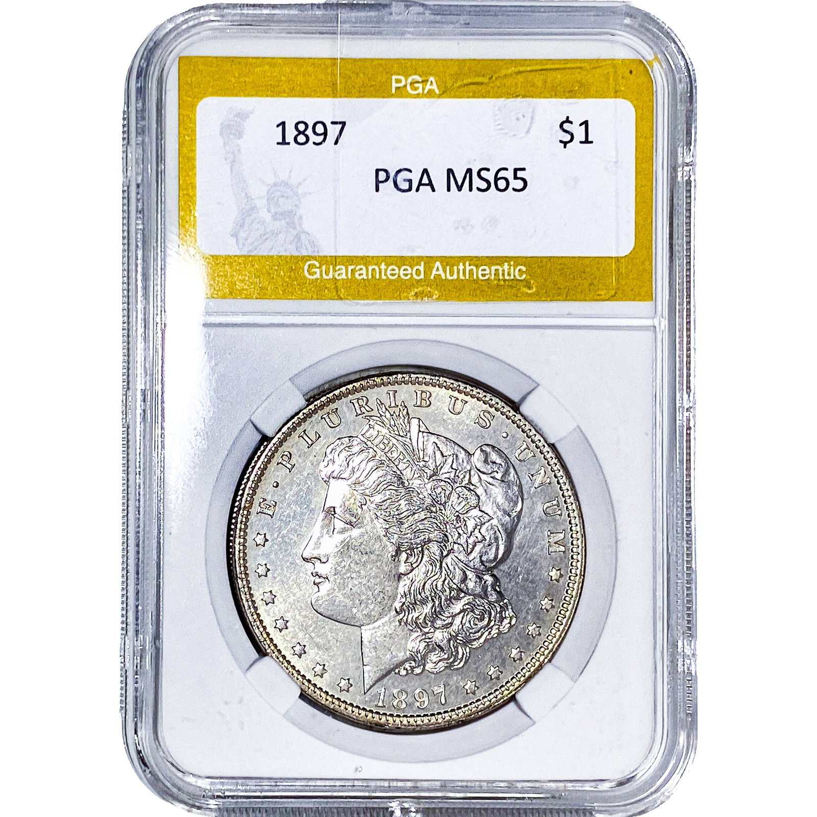 1897 Morgan Silver Dollar PGA MS65 (1 of 2)
