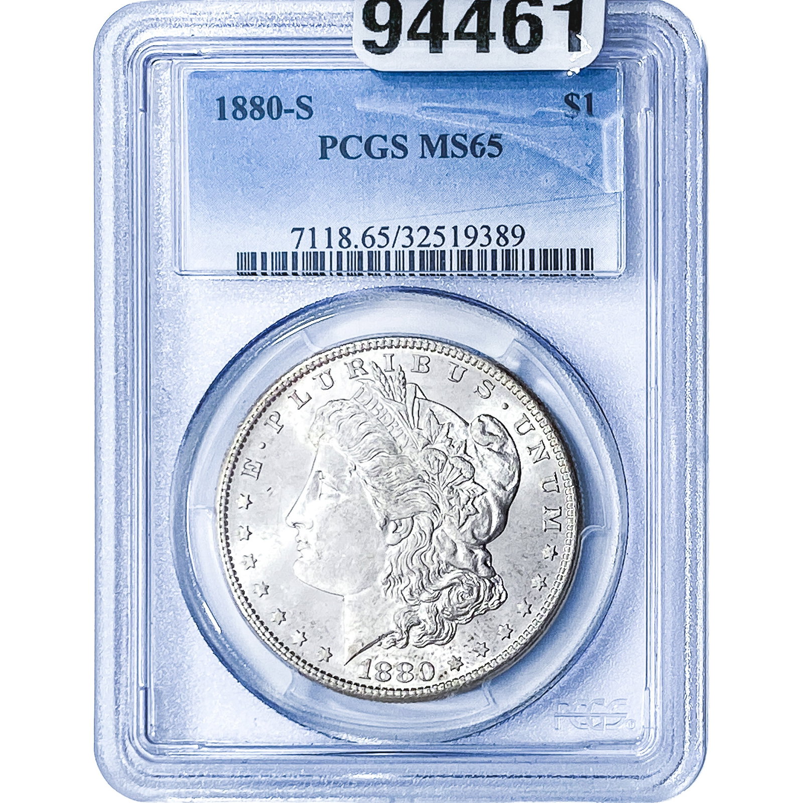 1880-S Morgan Silver Dollar PCGS MS65 (1 of 2)