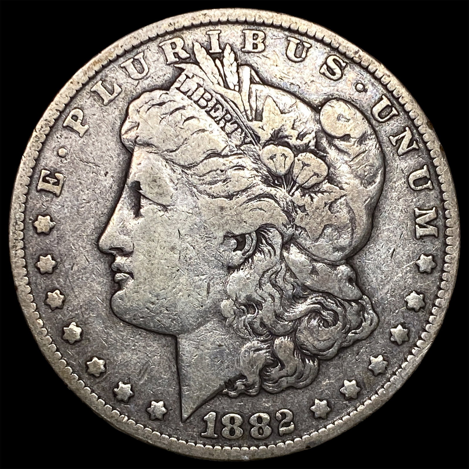 1882-CC Silver Morgan Dollar LIGHTLY CIRCULATED (1 of 2)