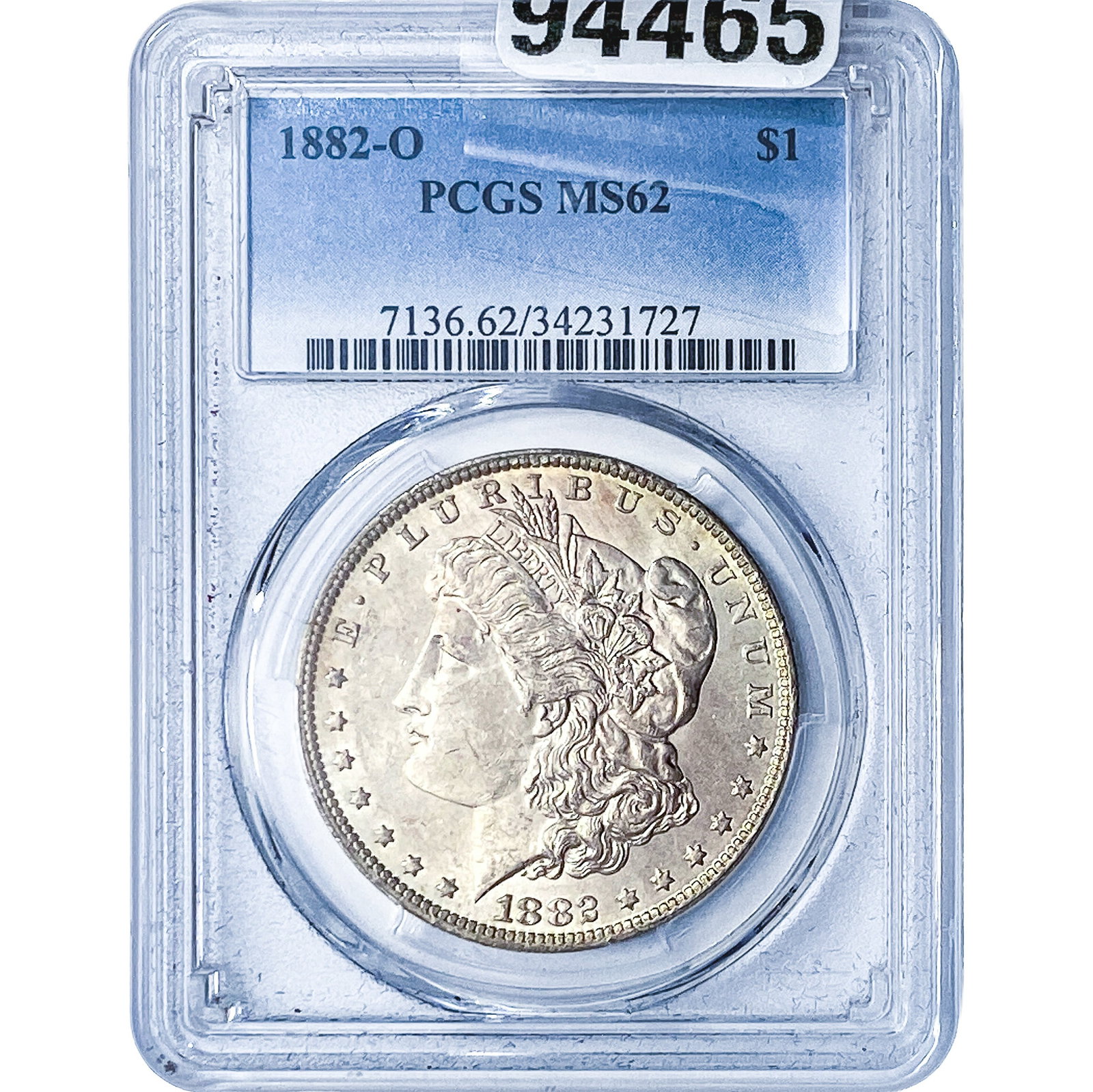 1882-O Morgan Silver Dollar PCGS MS62 (1 of 2)