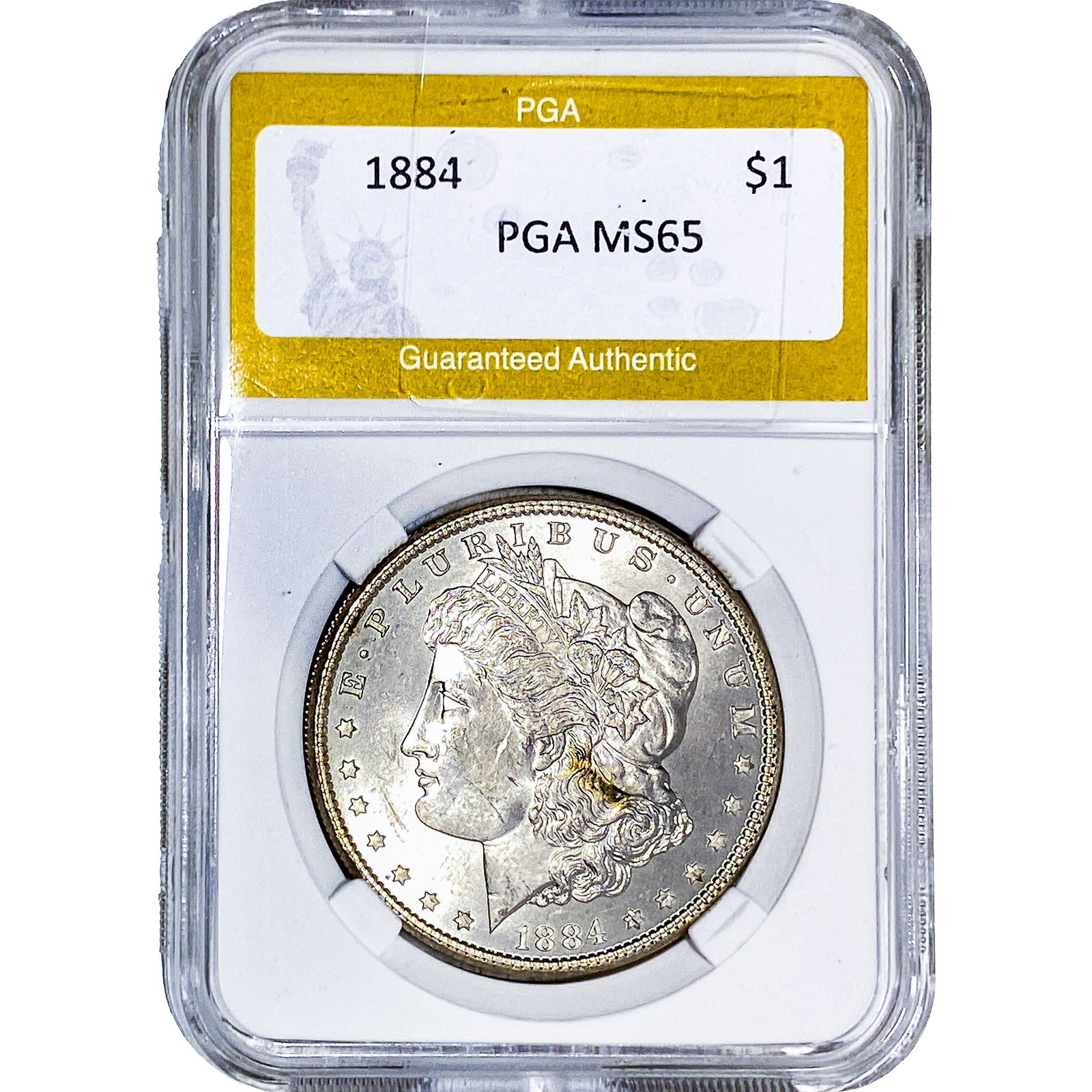 1884 Morgan Silver Dollar PGA MS65 (1 of 2)