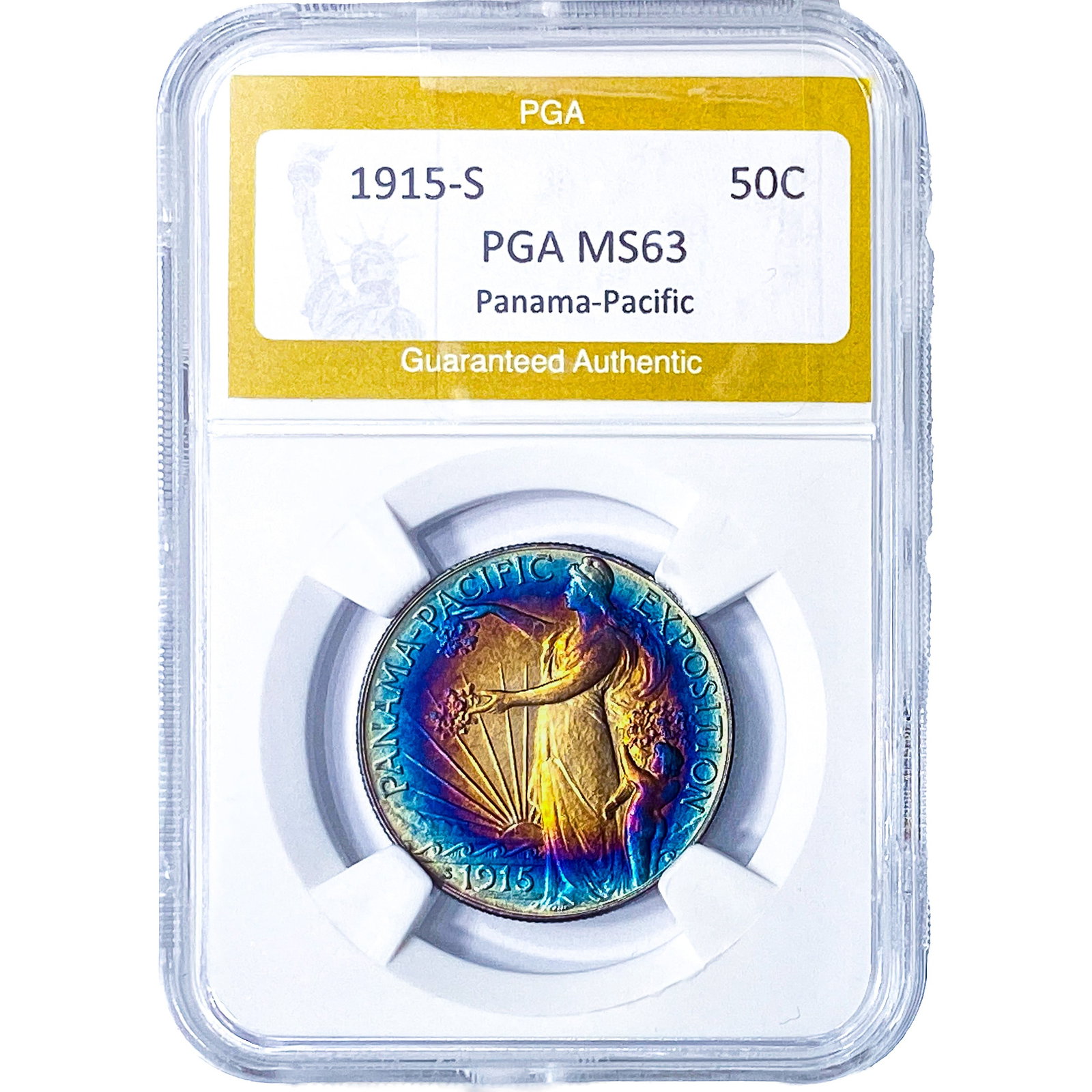 1915-S Panama-Pacific Half Dollar PGA MS63 (1 of 2)