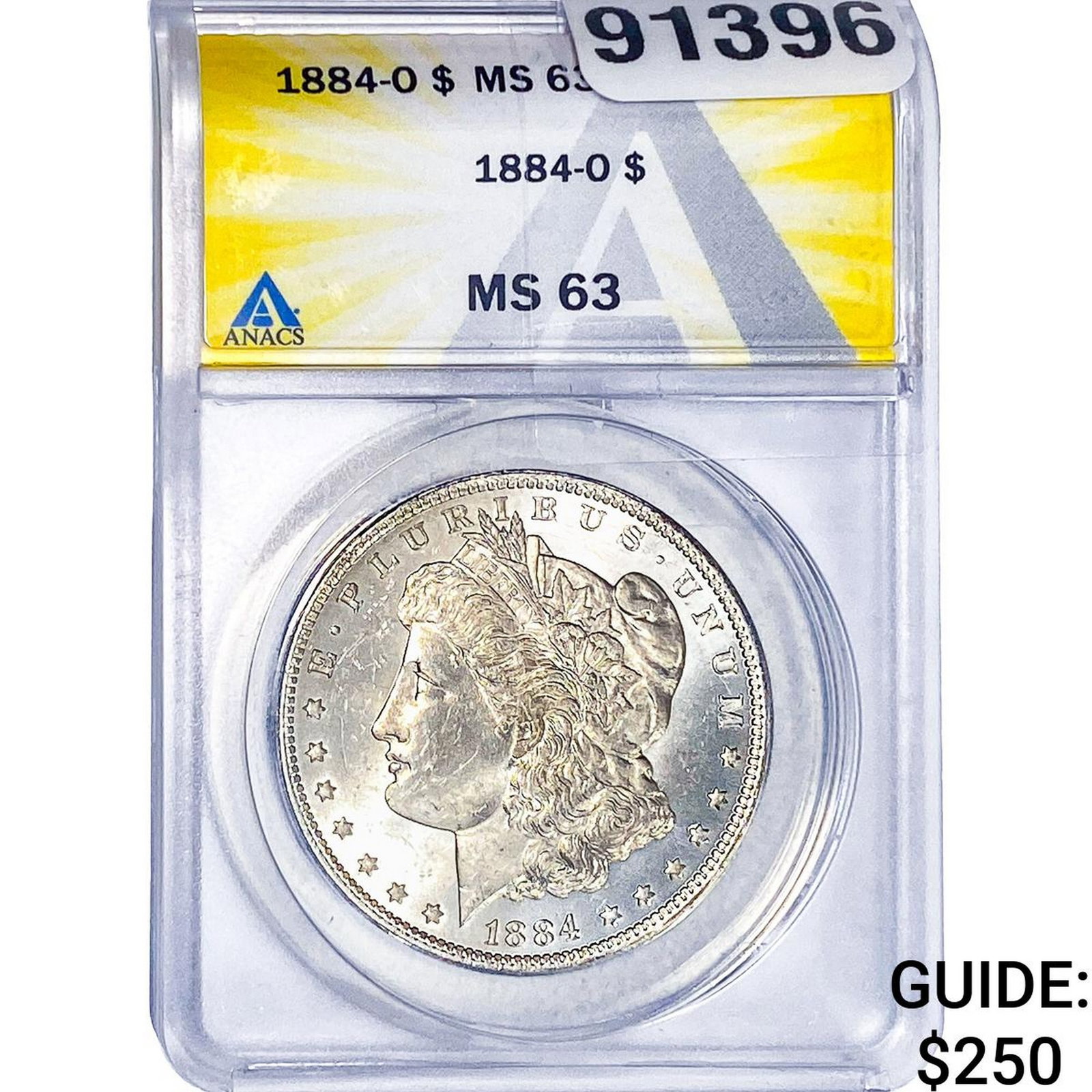 1884-O Morgan Silver Dollar ANACS MS63 (1 of 2)