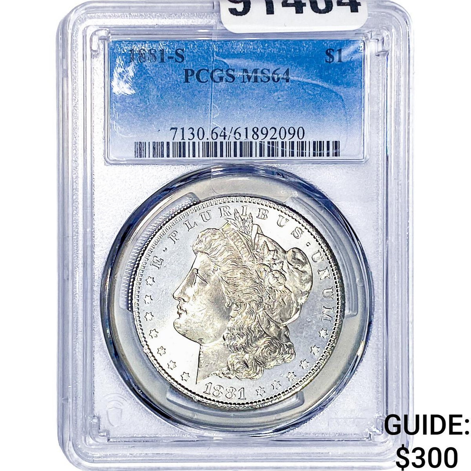 1881-S Morgan Silver Dollar PCGS MS64 (1 of 2)