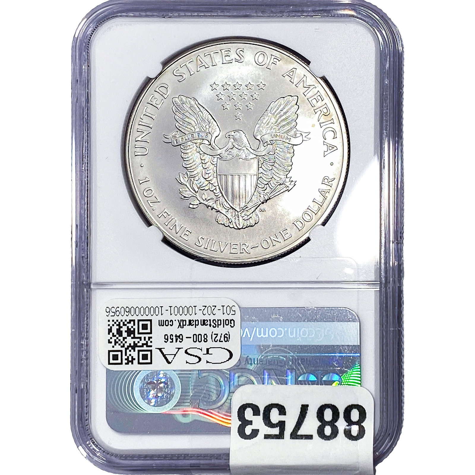 2000 Silver Eagle NGC MS68 Millennium Set - 2