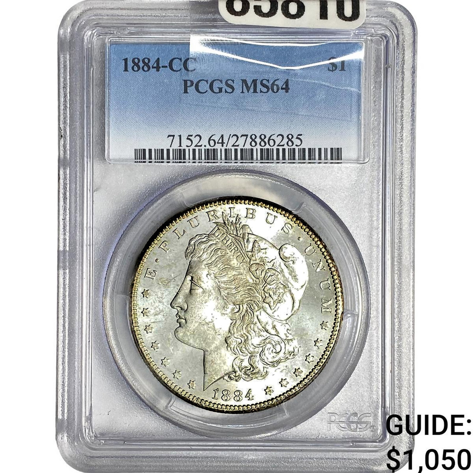 1884-CC Morgan Silver Dollar PCGS MS64 (1 of 2)