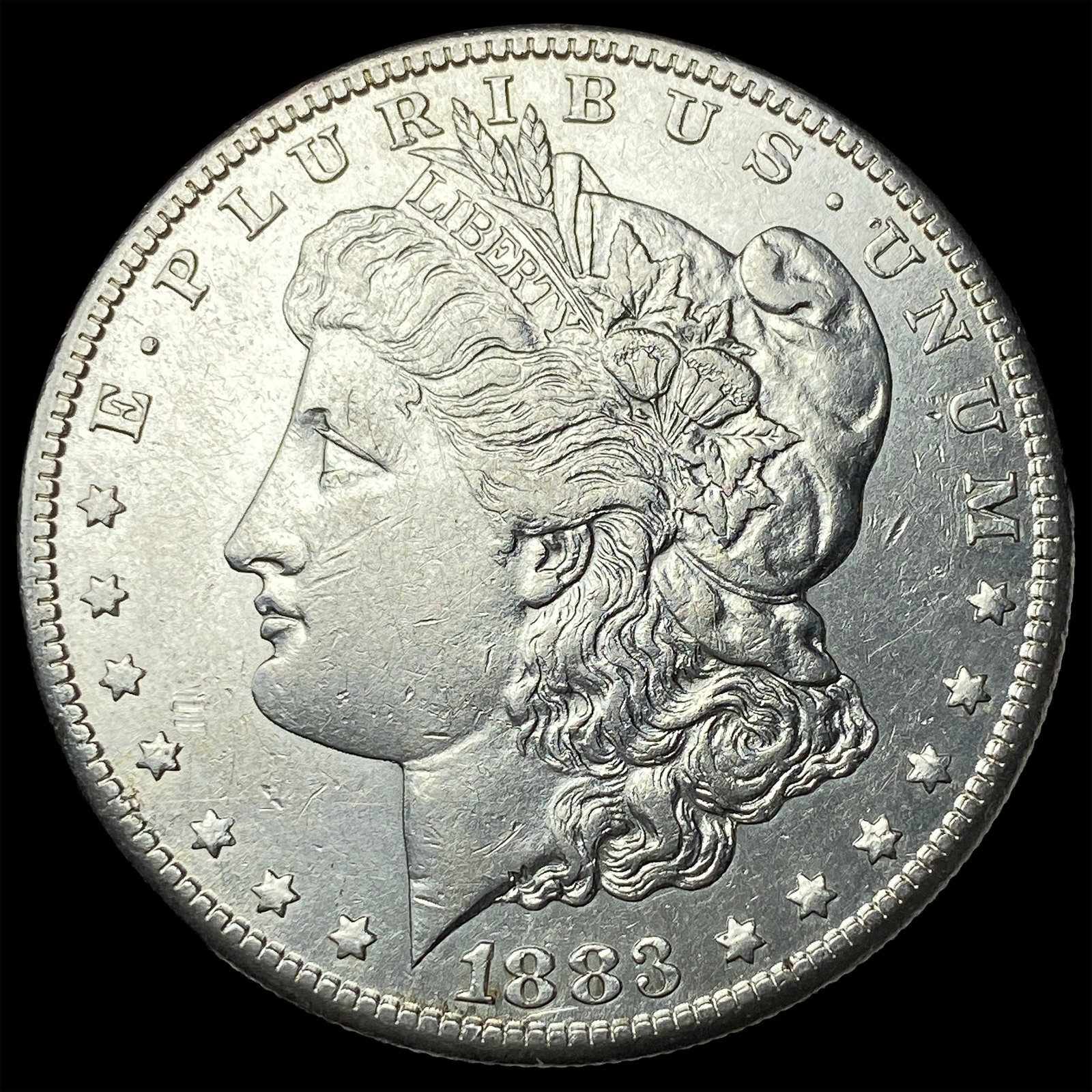 1883-S Silver Morgan Dollar CLOSELY UNCIRCULATED: 1883-S Silver Morgan Dollar CLOSELY UNCIRCULATED