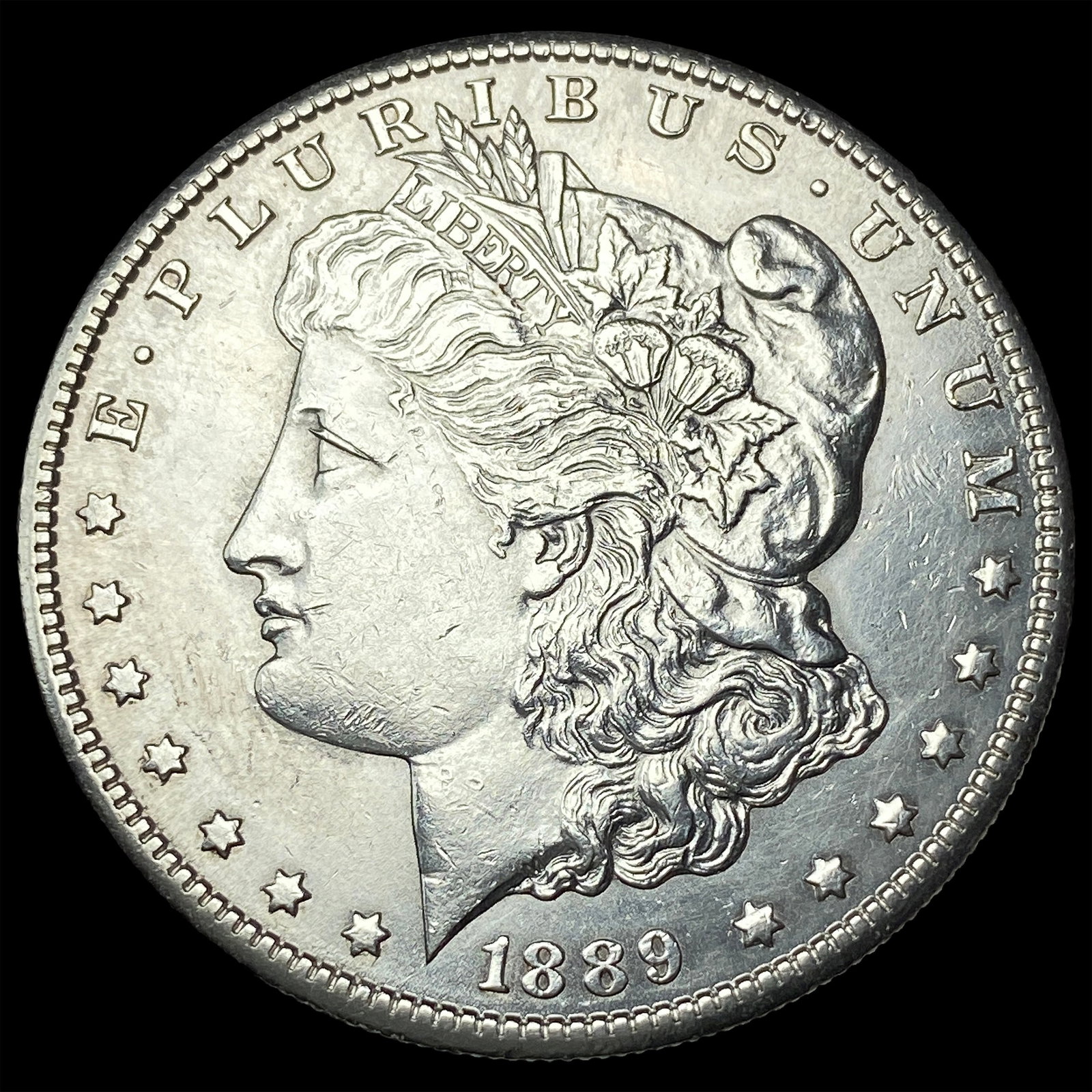 1889-S Silver Morgan Dollar CLOSELY UNCIRCULATED: 1889-S Silver Morgan Dollar CLOSELY UNCIRCULATED