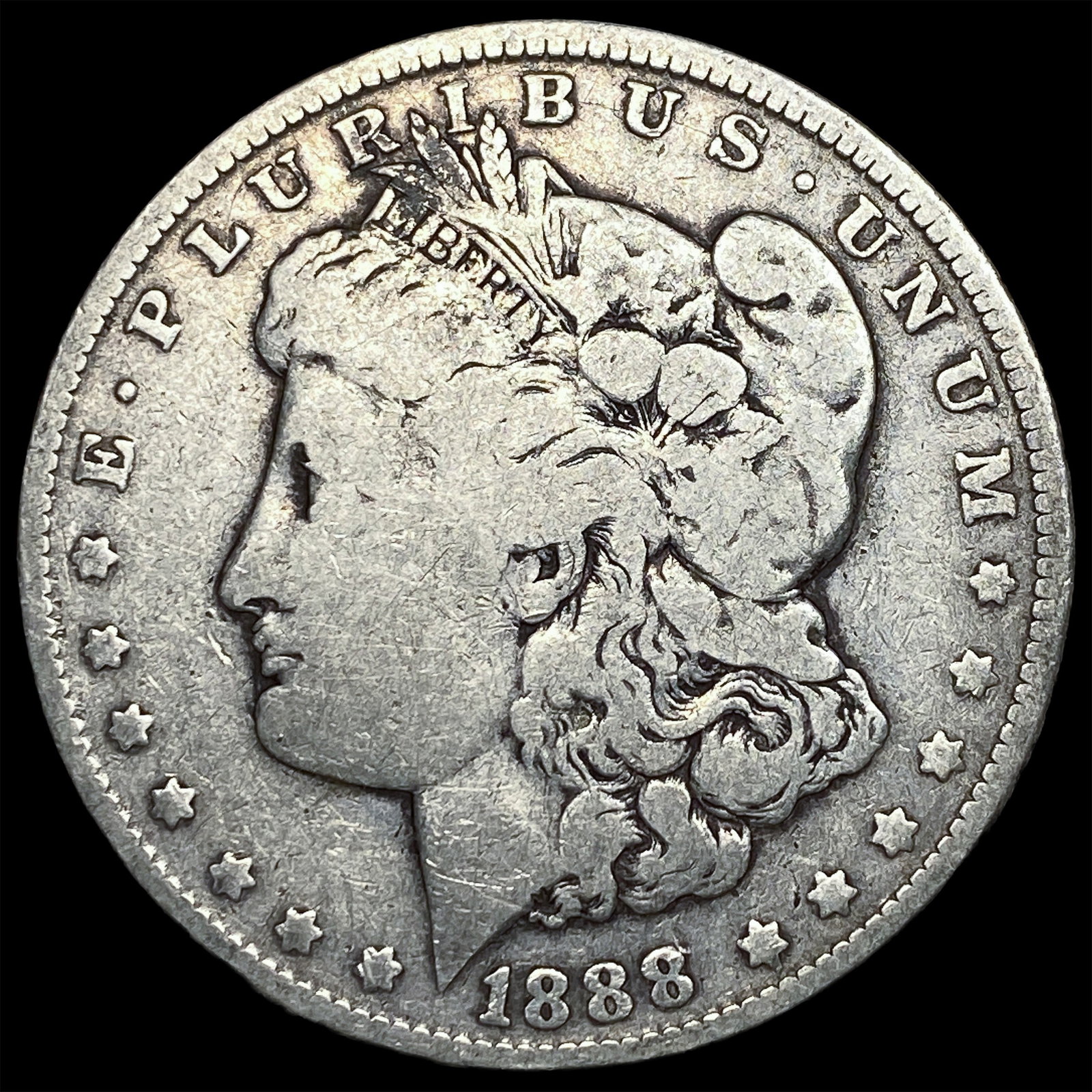 1888-O Silver Morgan Dollar NEARLY UNCIRCULATED (1 of 2)