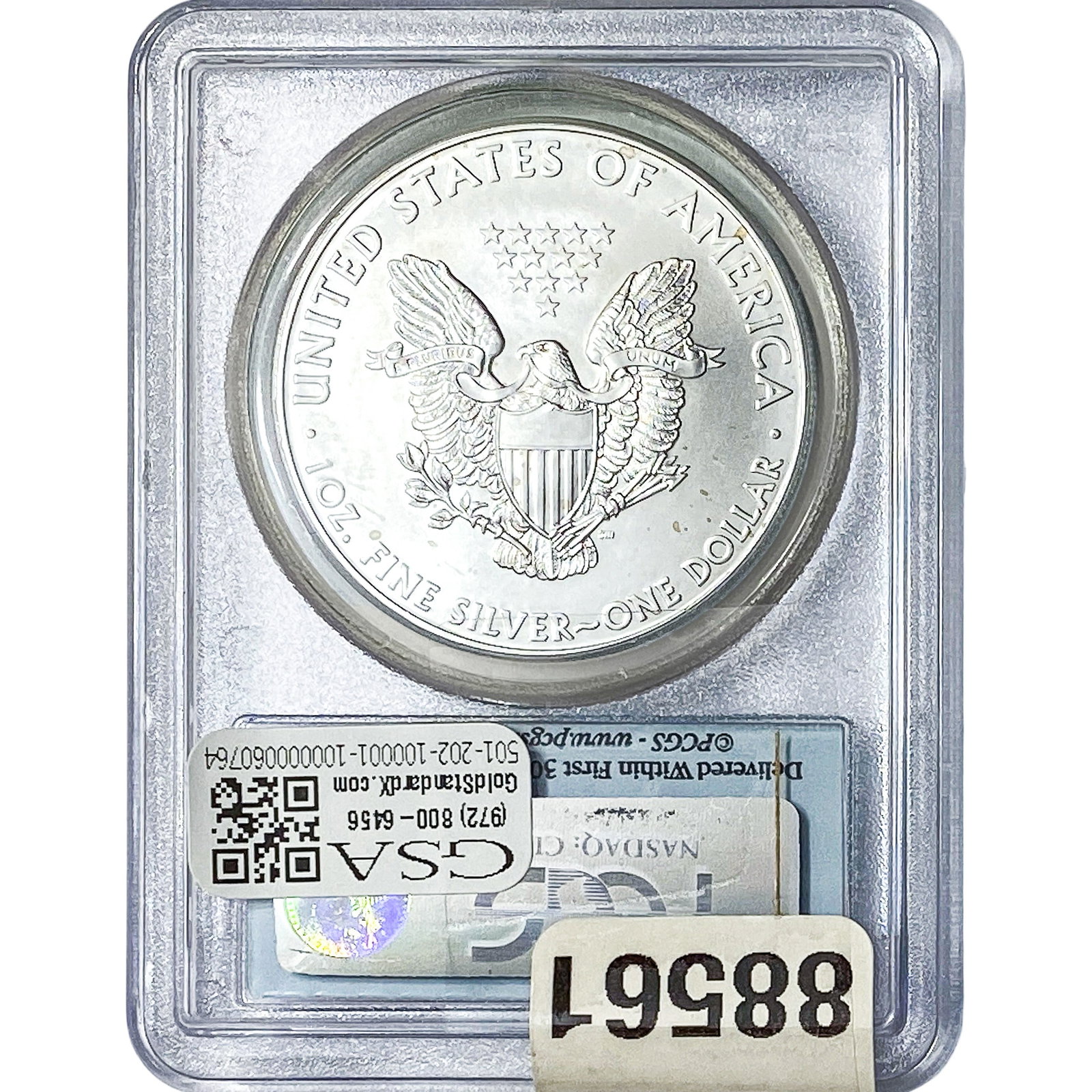 2009 Silver Eagle PCGS MS70 - 2