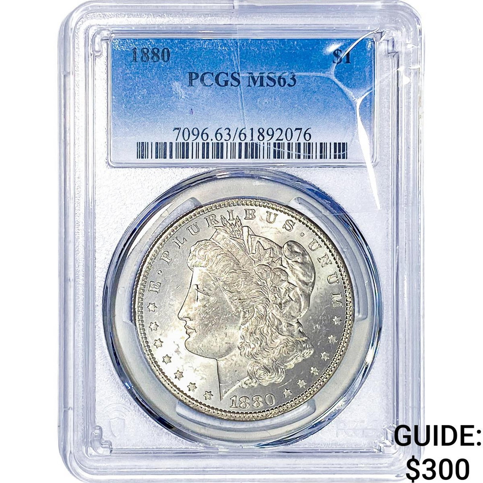 1880 Morgan Silver Dollar PCGS MS63: 1880 Morgan Silver Dollar PCGS MS63