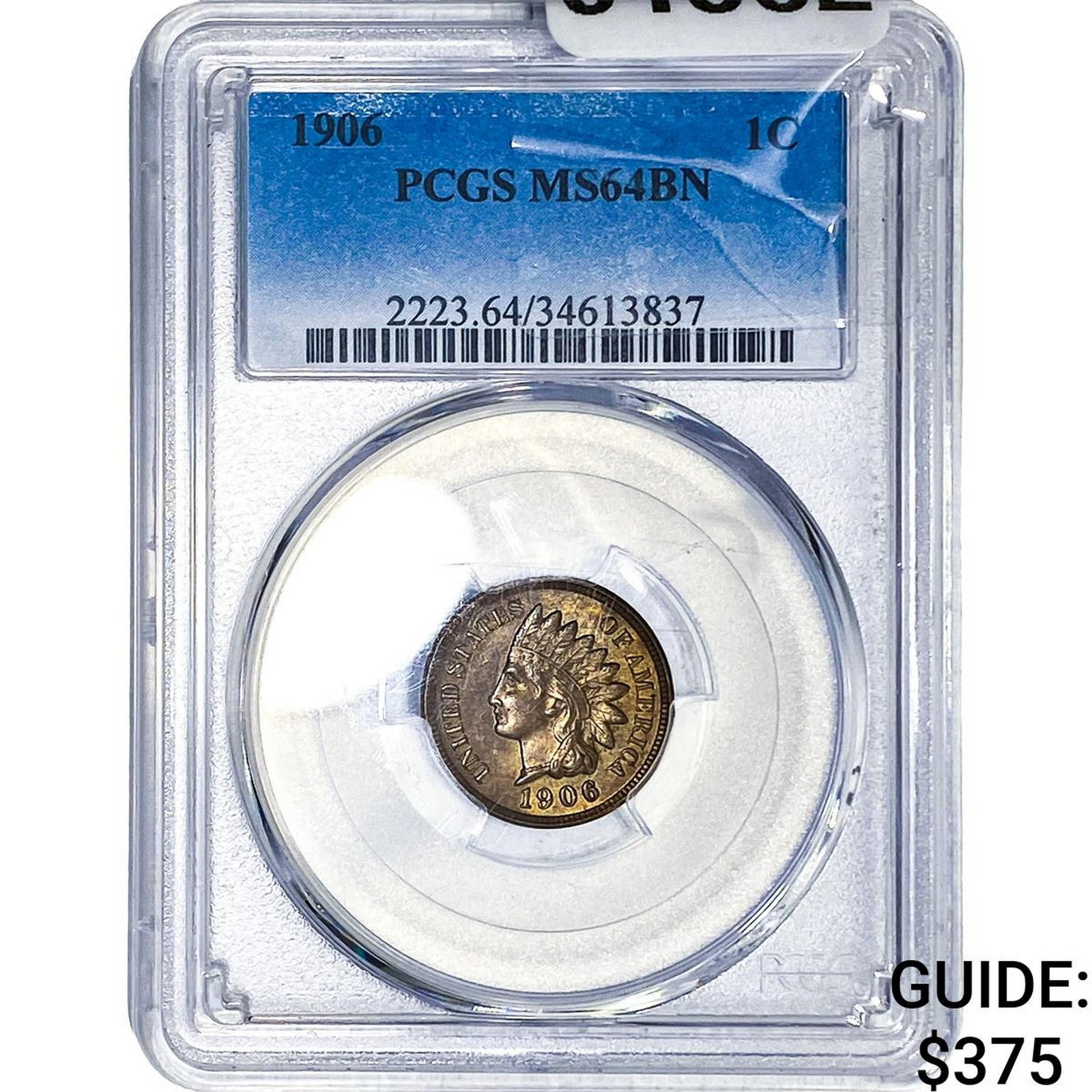1906 Indian Head Cent PCGS MS64 BN: 1906 Indian Head Cent PCGS MS64 BN