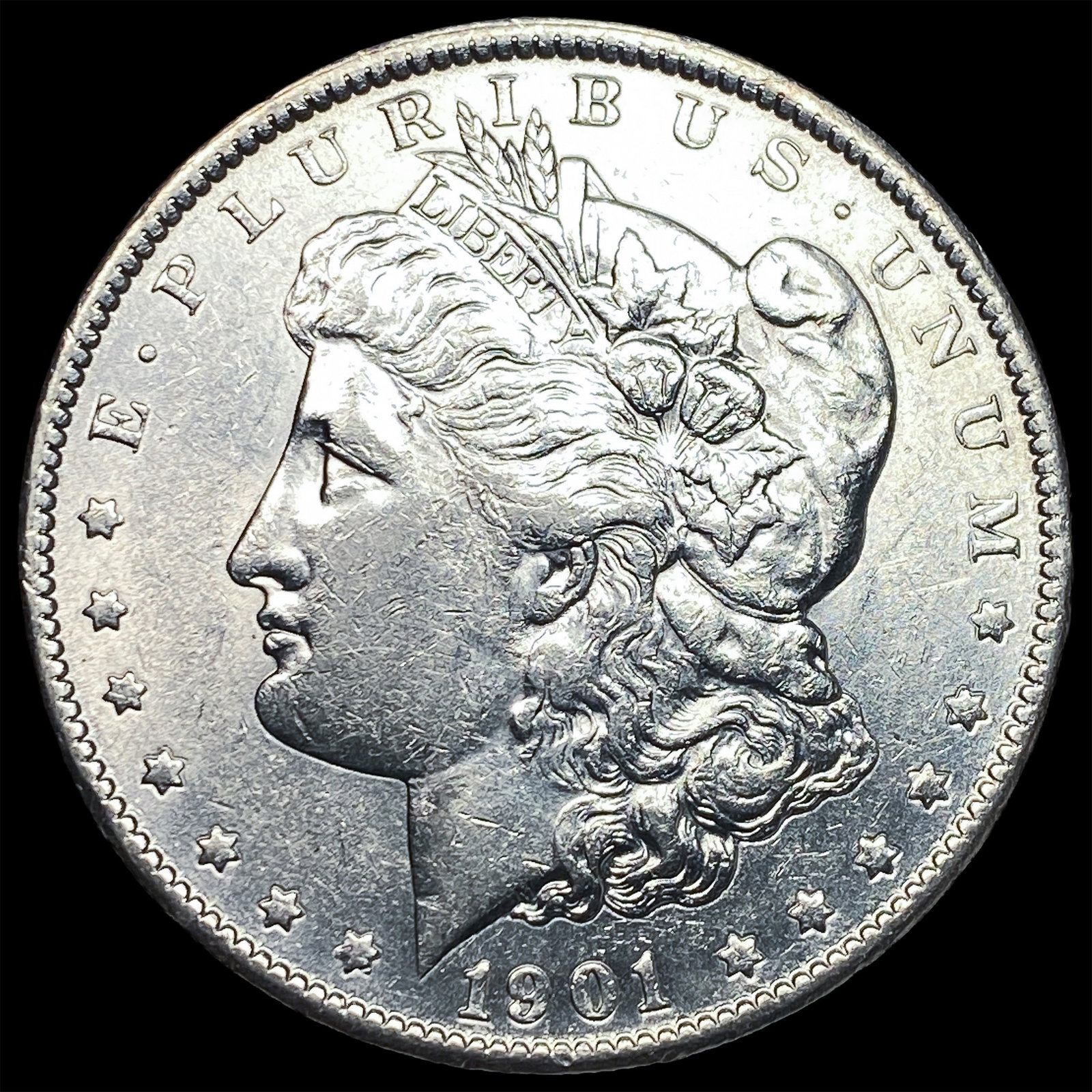 1901 Silver Morgan Dollar CHOICE AU: 1901 Silver Morgan Dollar CHOICE AU