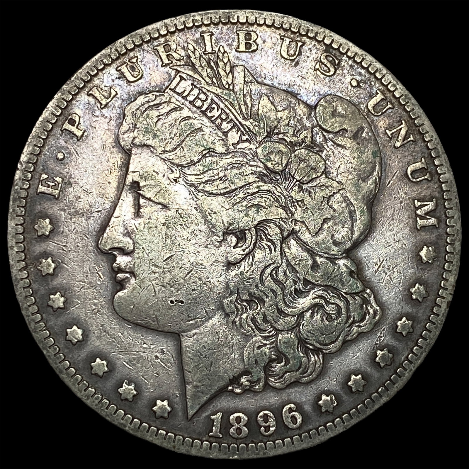 1896-S Silver Morgan Dollar LIGHTLY CIRCULATED: 1896-S Silver Morgan Dollar LIGHTLY CIRCULATED