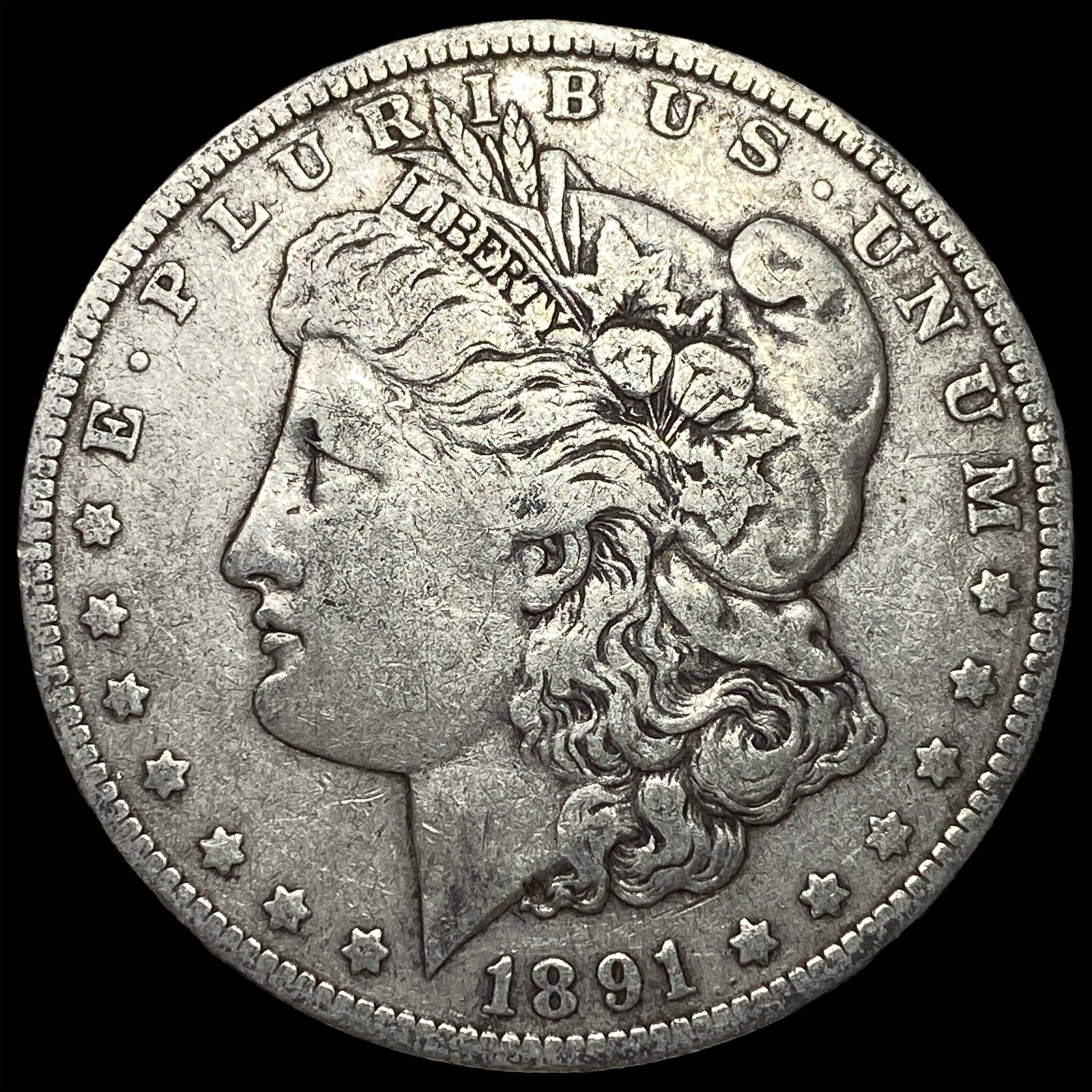 1891-O Silver Morgan Dollar LIGHTLY CIRCULATED: 1891-O Silver Morgan Dollar LIGHTLY CIRCULATED