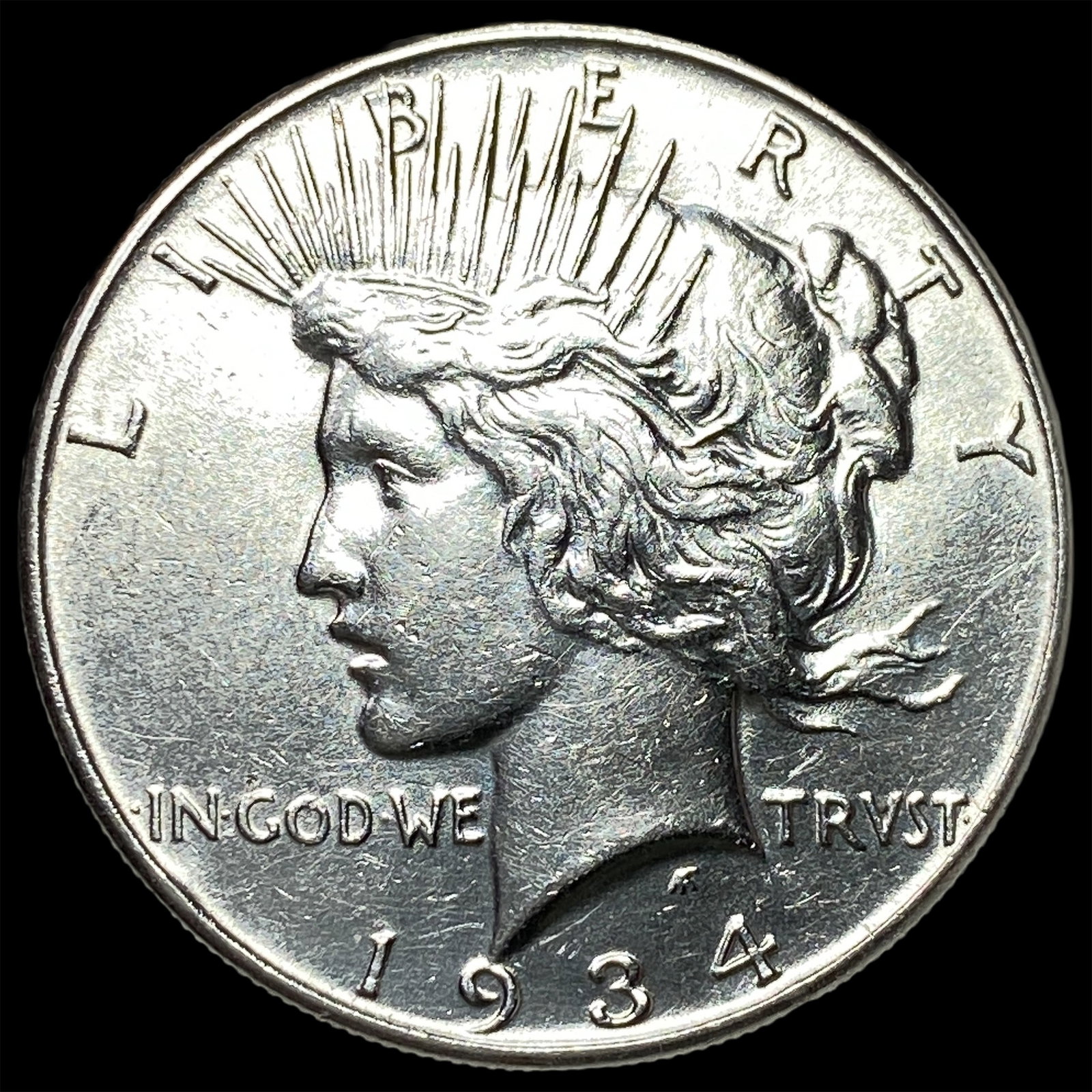 1934 Silver Peace Dollar UNCIRCULATED: 1934 Silver Peace Dollar UNCIRCULATED